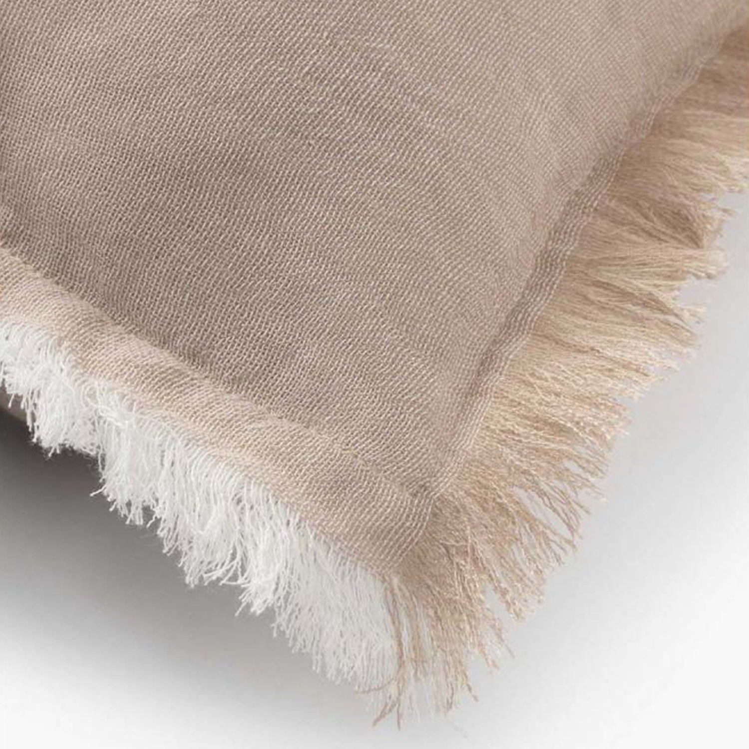 FUNDA COJIN ALGODON LAYER 60X60 TAUPE CALMA HOUSE - 4