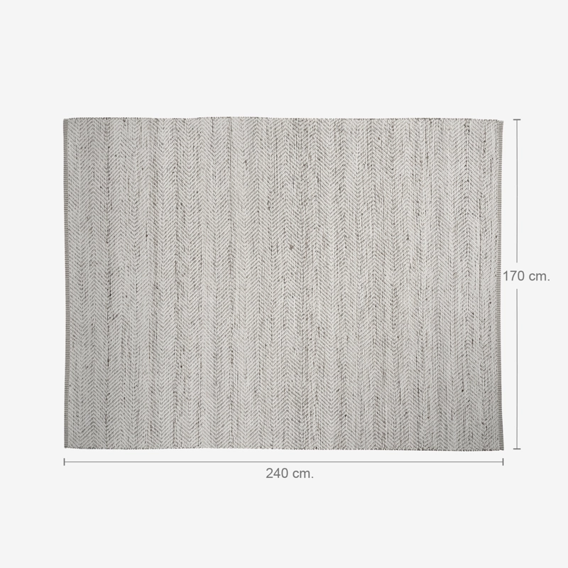 ALFOMBRA FORM DESIGN CHEBBI NATURAL 170 X 240 CM - 4
