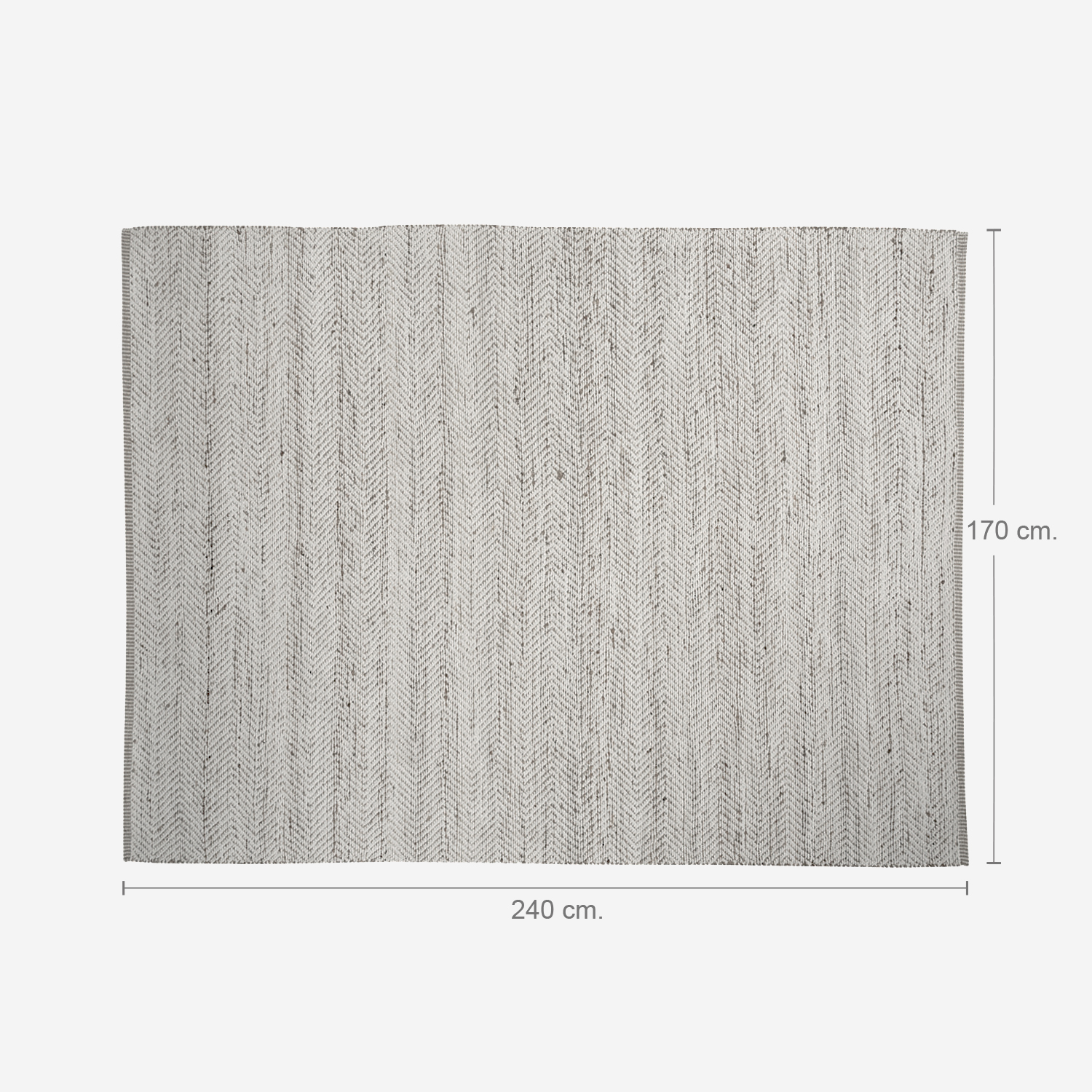 ALFOMBRA FORM DESIGN CHEBBI NATURAL 170 X 240 CM - 4