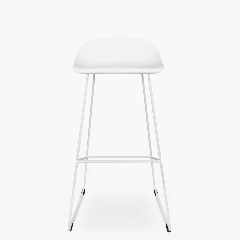 TABURETE FORM DESIGN KLEIN 1 CUERPO BLANCO PISO BAR - 1