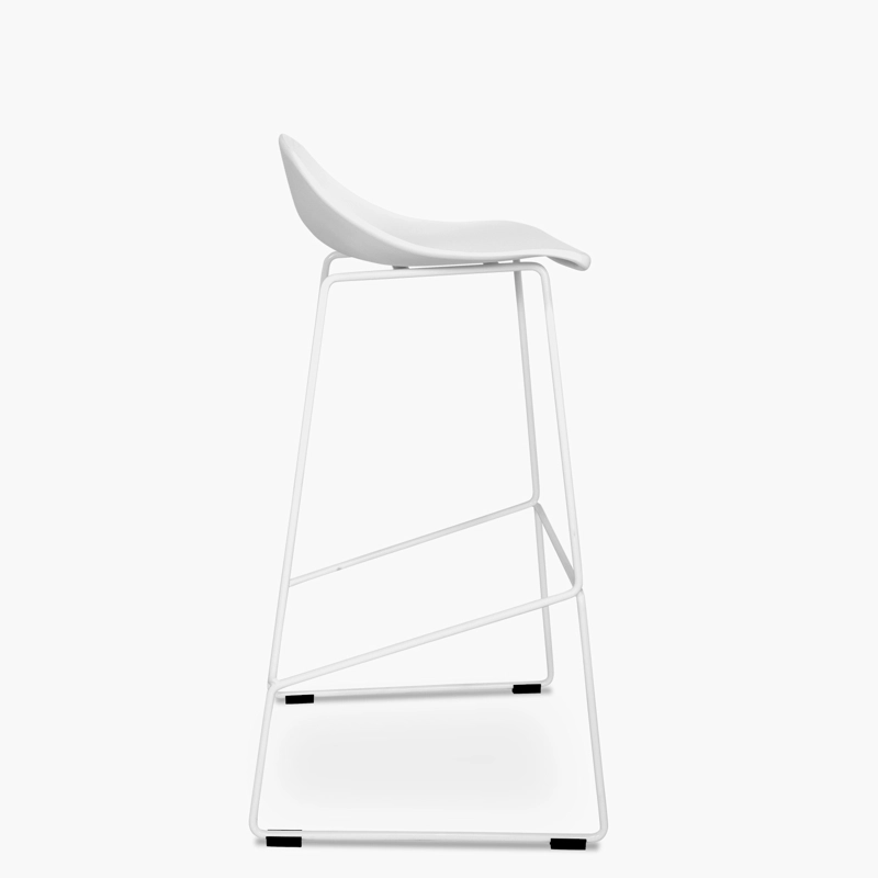 TABURETE FORM DESIGN KLEIN 1 CUERPO BLANCO PISO BAR - 4