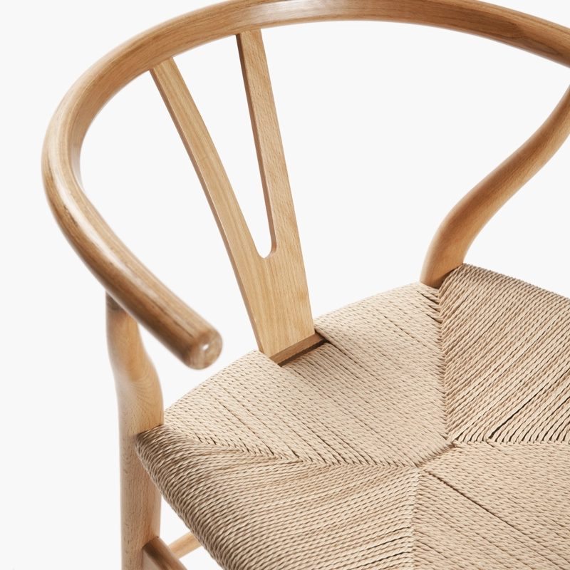 SILLA MADERA WISHBONE FORM - 6