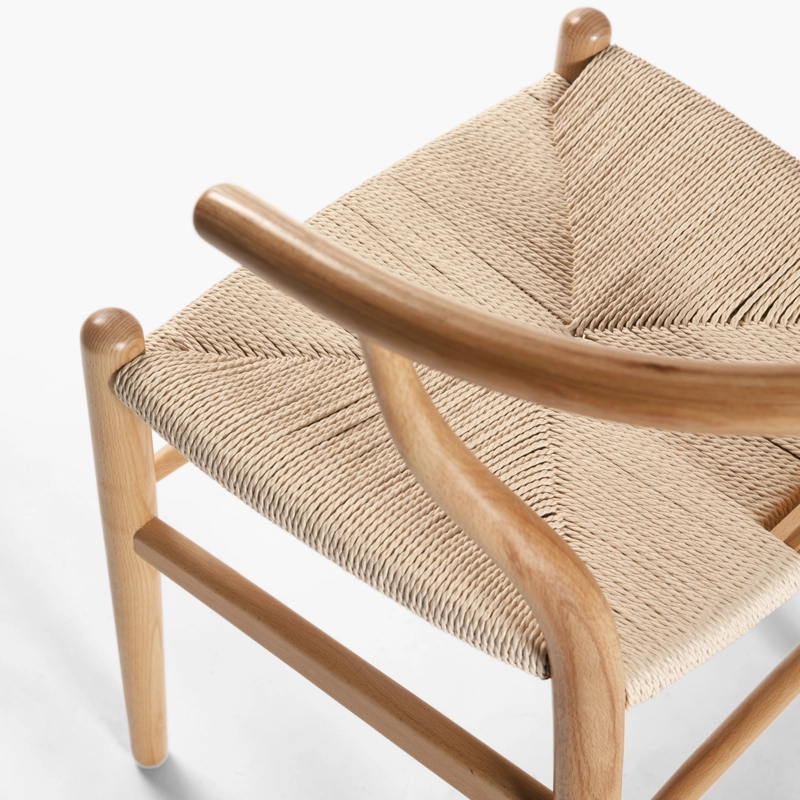 SILLA MADERA WISHBONE FORM - 8
