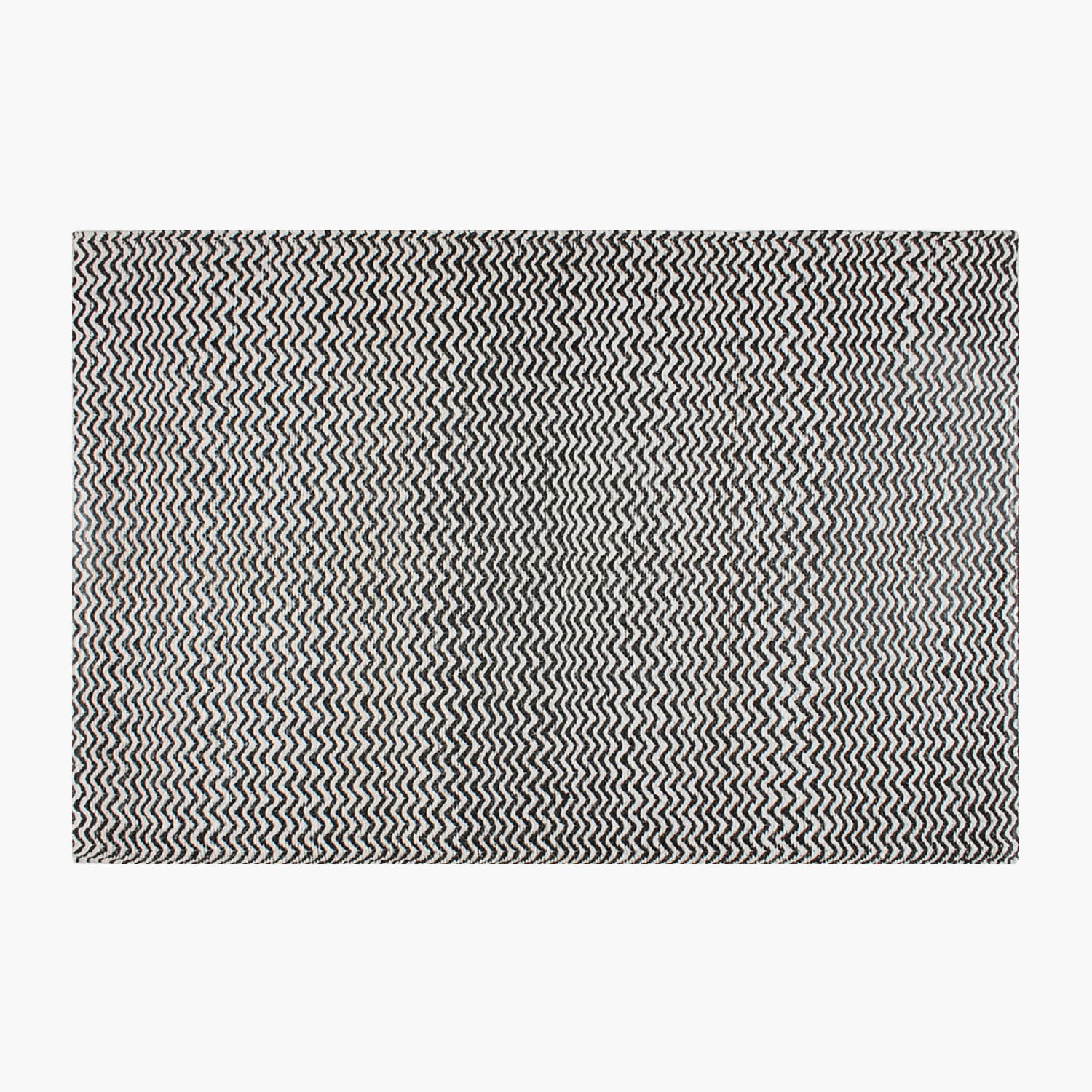 ALFOMBRA FORM DESIGN MYRTOS BCO/NEGRO NATURAL EXTERIOR 200 X 300 CM - 2