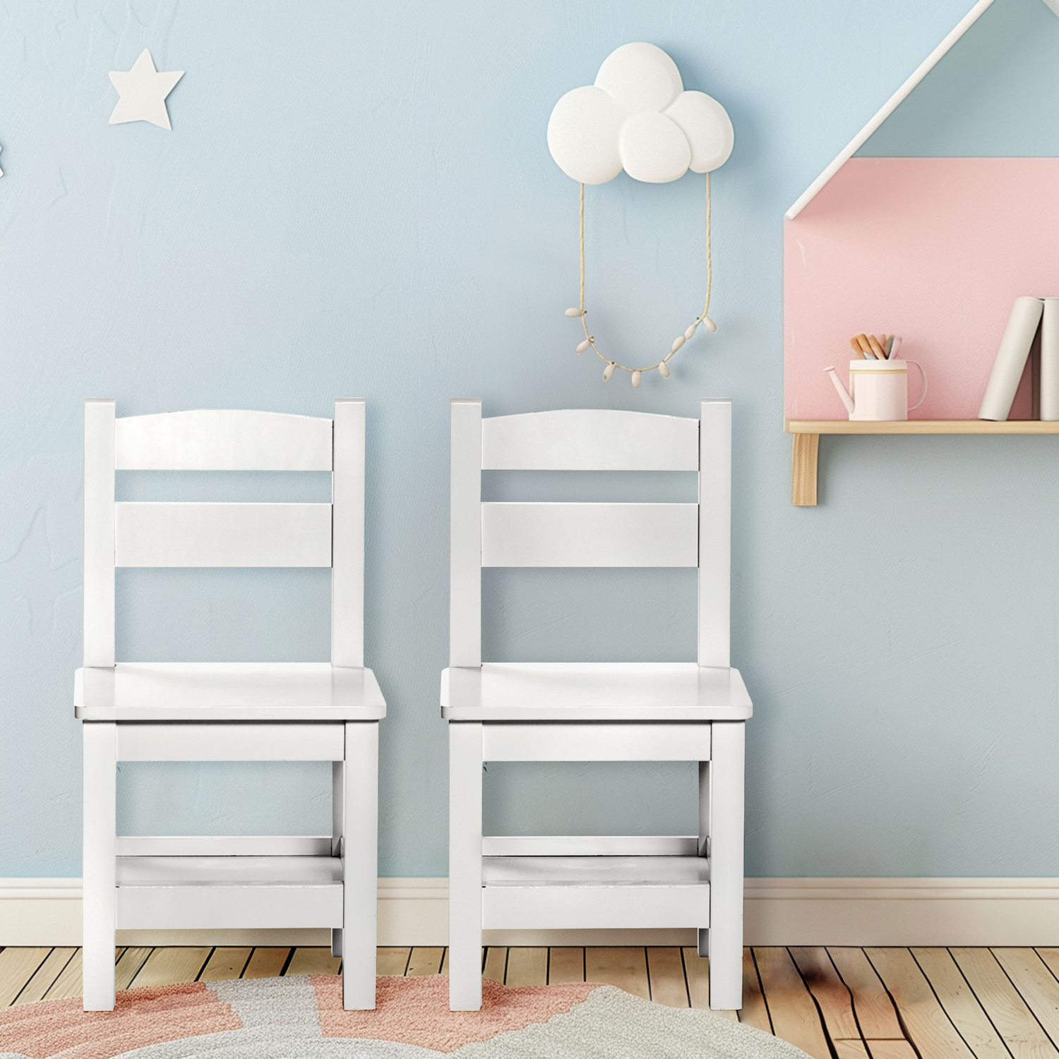 SILLAS FORM DESIGN OLIVIA BLANCO PACK INFANTIL X2 - 2