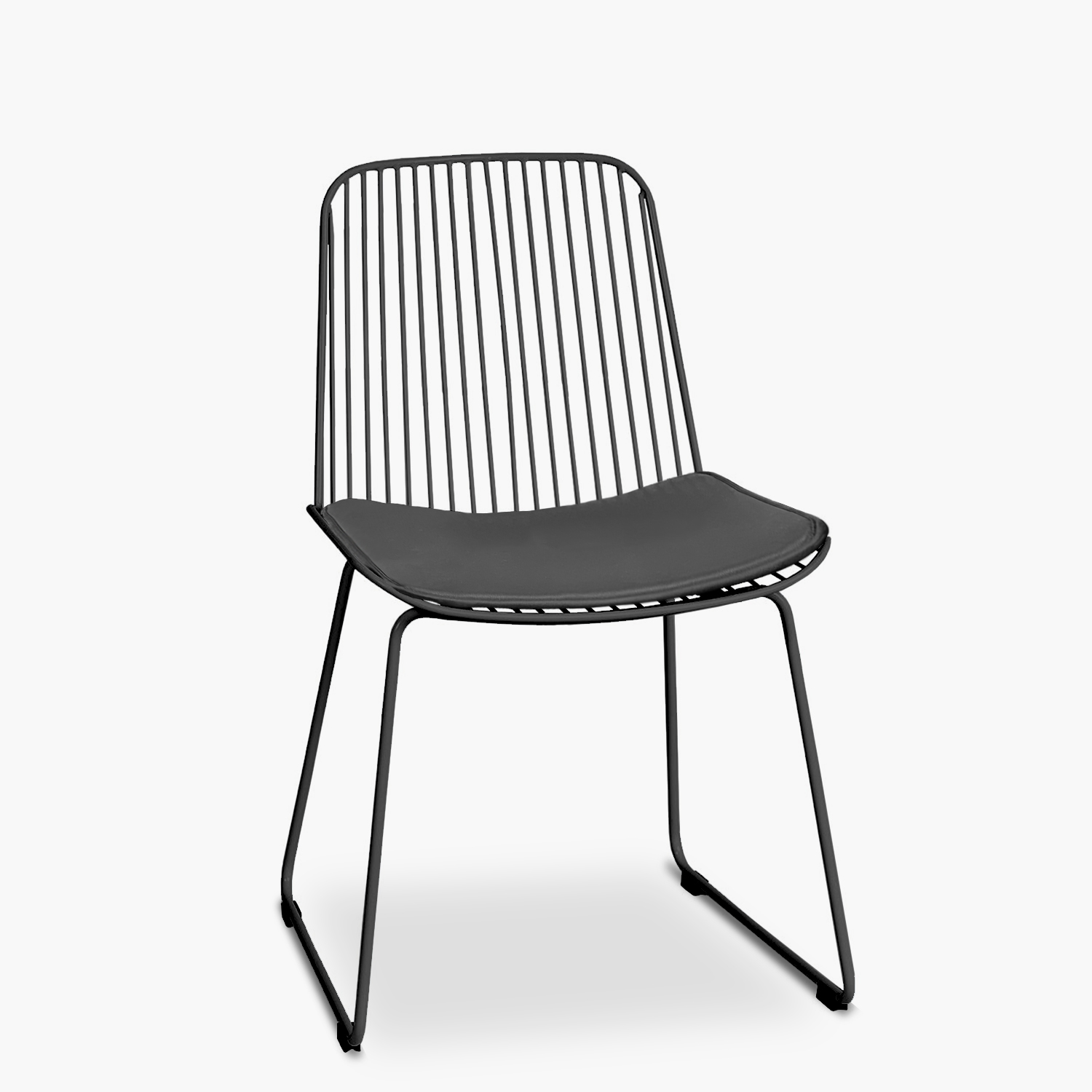SILLA FORM DESIGN ISABELLA METALICA NEGRO - 1