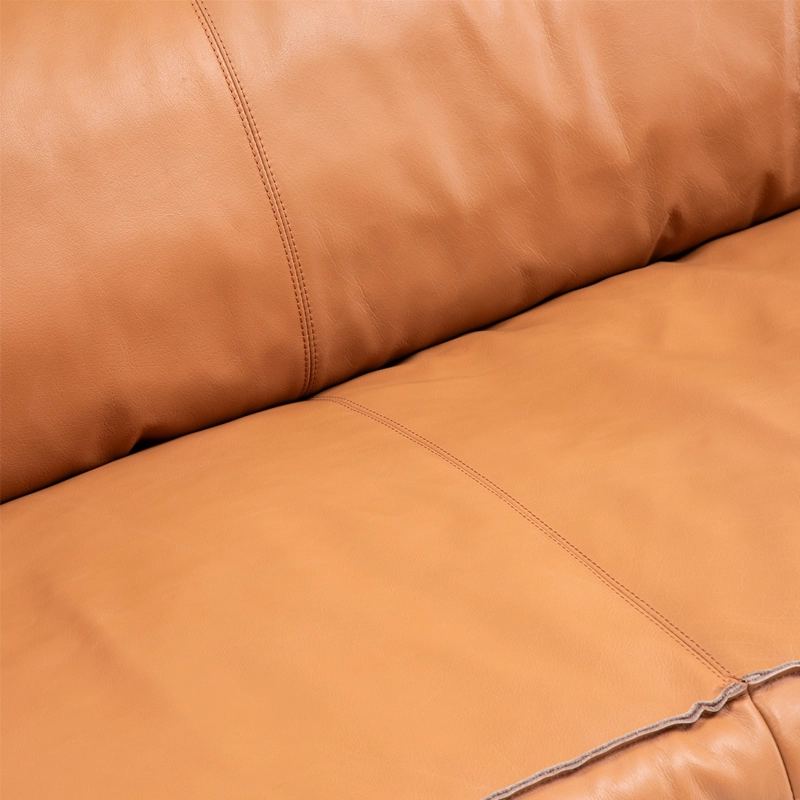 SOFA FORM DESIGN SINATRA 3 CUERPOS CUERO COGNAC - 6