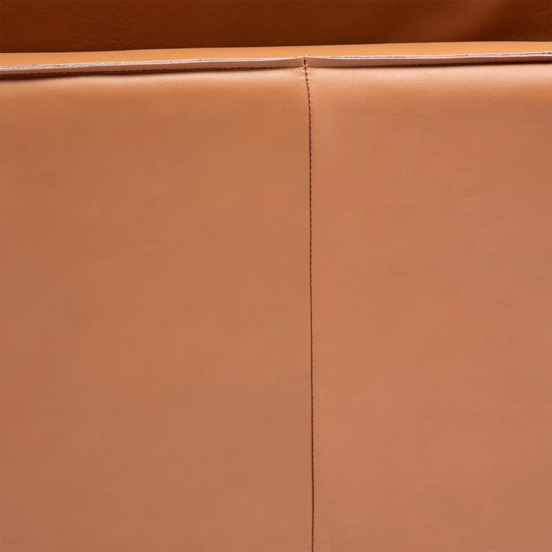 SOFA FORM DESIGN SINATRA 3 CUERPOS CUERO COGNAC - 7