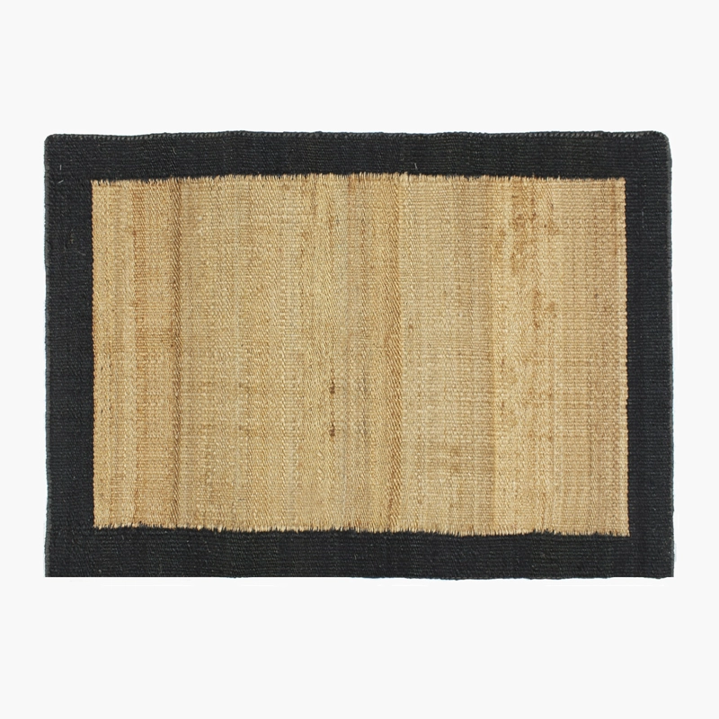 ALFOMBRA YUTE NUBIA 170X240 NEGRO FORM - 3