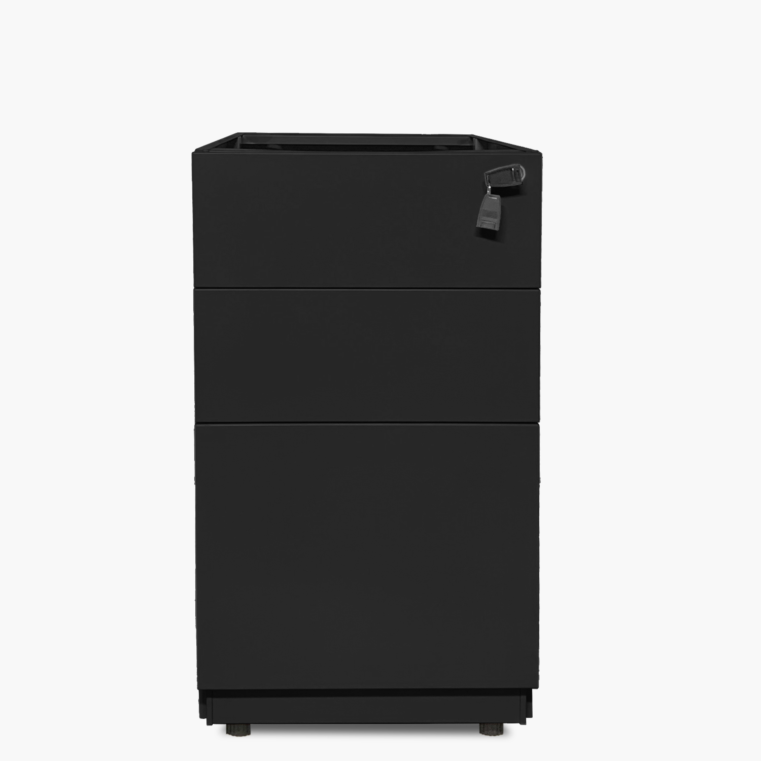 CAJONERA METALICA PEDESTAL NEGRO FORM - 1