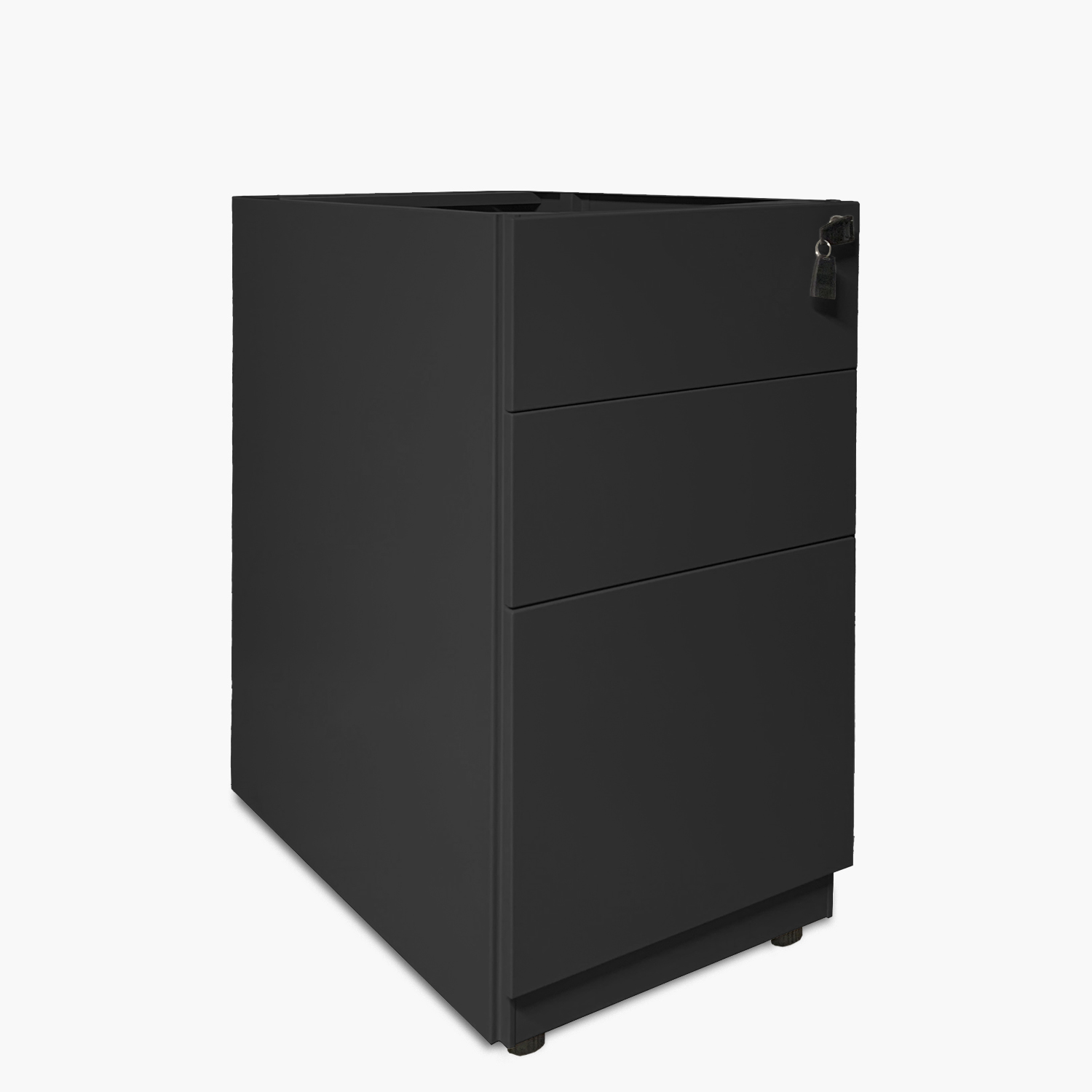 CAJONERA METALICA PEDESTAL NEGRO FORM - 2