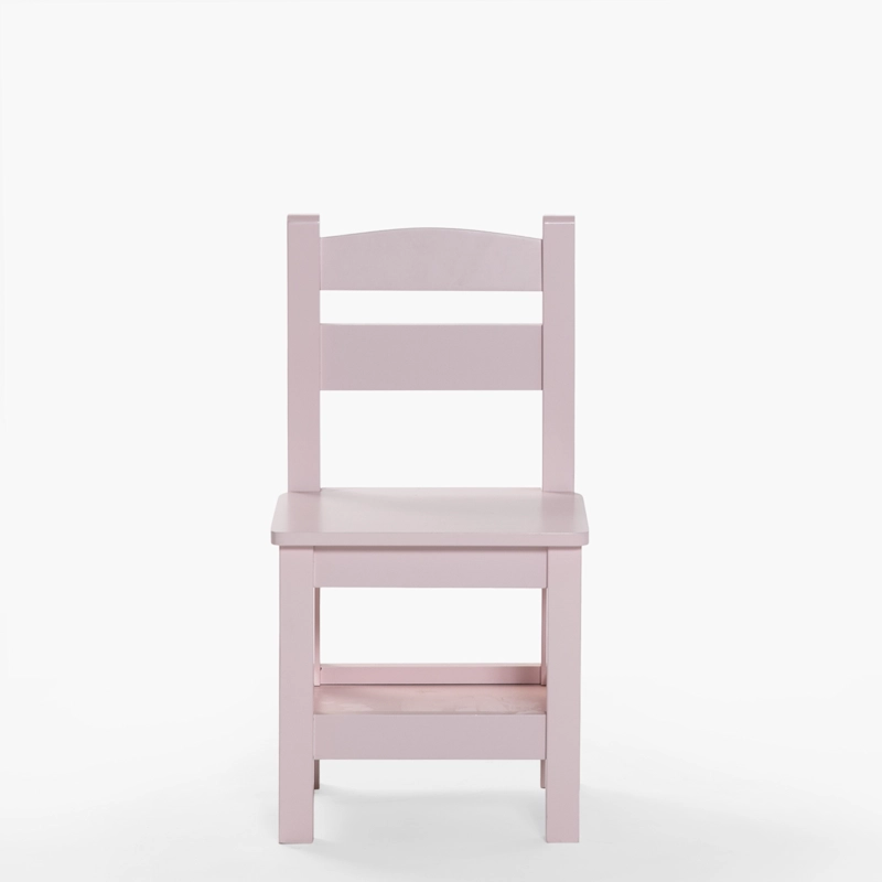 PACK INFANTIL FORM DESIGN 1 MESA 2 SILLAS OLIVIA BLANCO/ ROSADO MADERA - 5