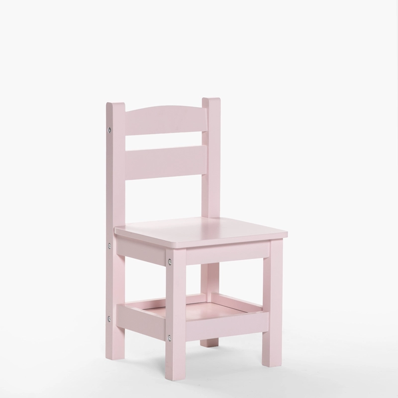 PACK INFANTIL FORM DESIGN 1 MESA 2 SILLAS OLIVIA BLANCO/ ROSADO MADERA - 6