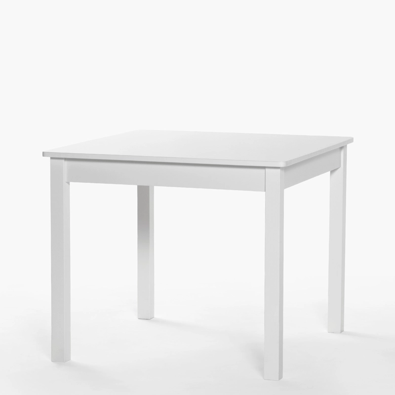 PACK INFANTIL FORM DESIGN 1 MESA 2 SILLAS OLIVIA BLANCO/ ROSADO MADERA - 7