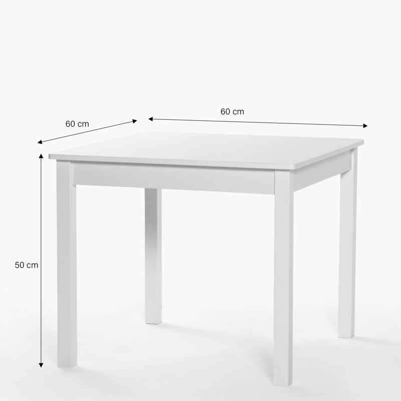 PACK INFANTIL FORM DESIGN 1 MESA 2 SILLAS OLIVIA BLANCO/ ROSADO MADERA - 9