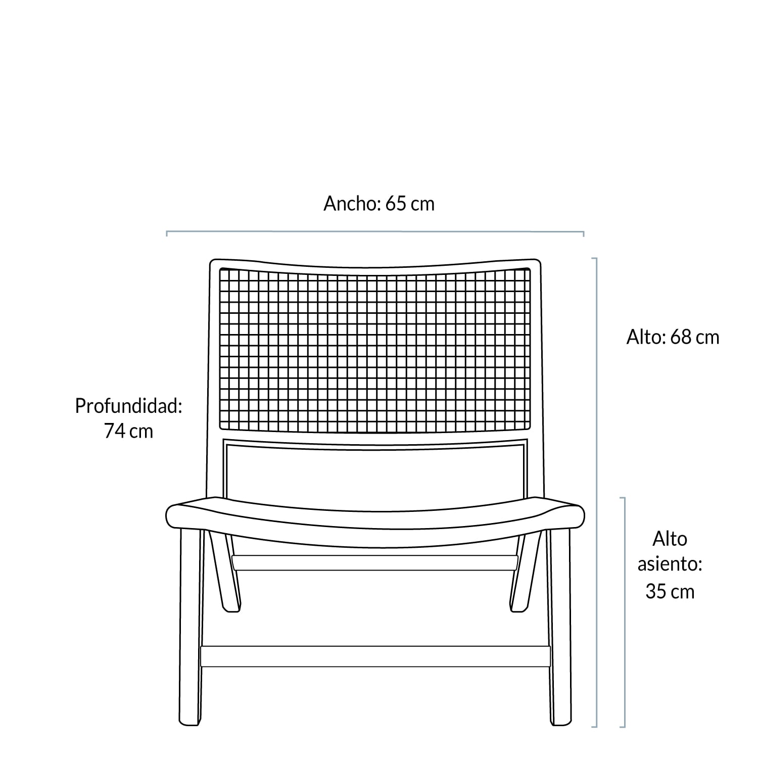 SITIAL FORM DESIGN STELLA 1 CUERPO NOGAL CAFÉ - 5