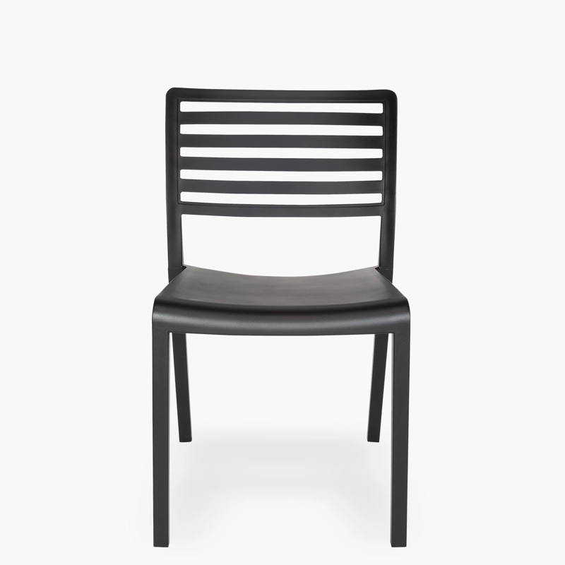 SILLA FORM DESIGN BARCELONA 1 CUERPO NEGRO PLÁSTICO TERRAZA - 1