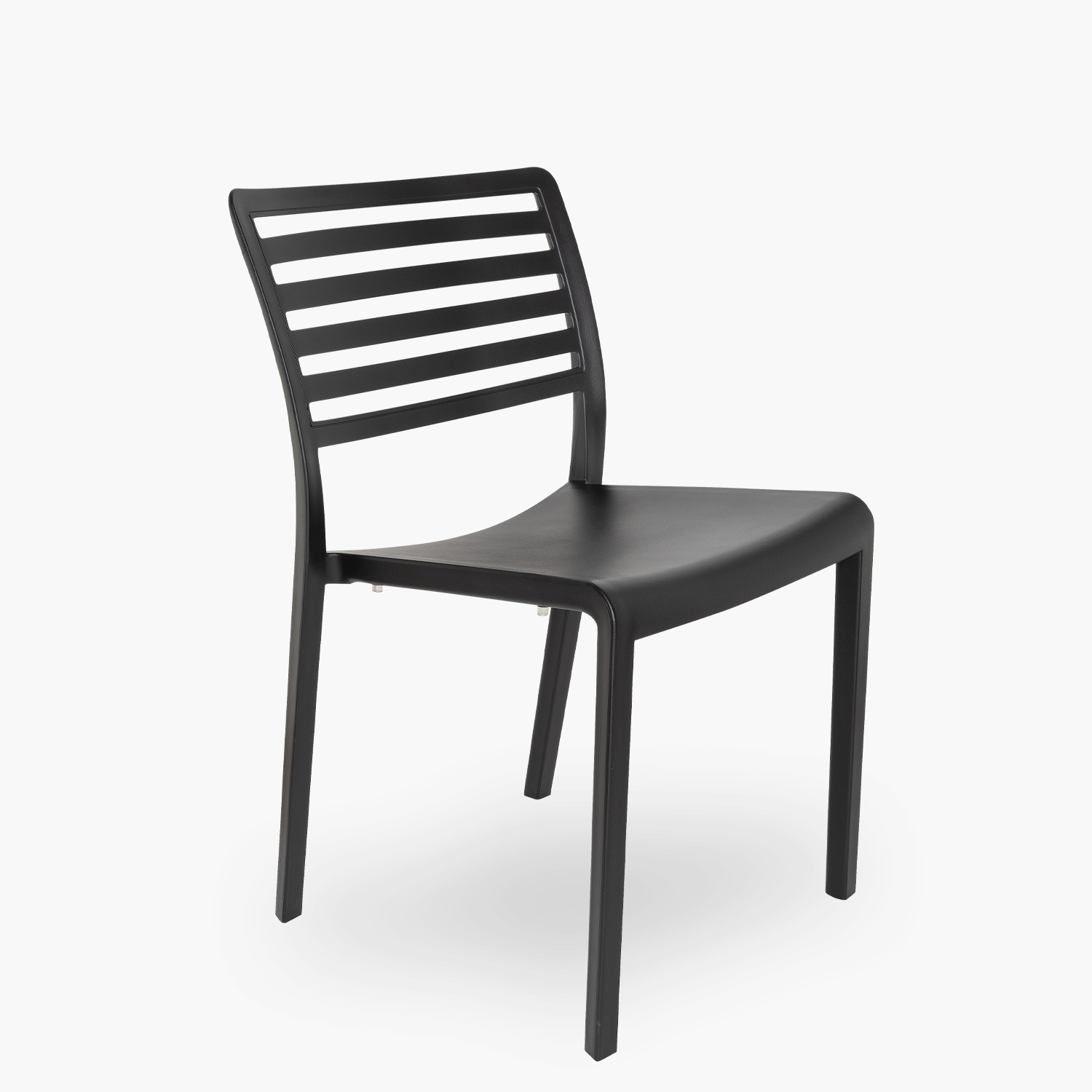 SILLA FORM DESIGN BARCELONA 1 CUERPO NEGRO PLÁSTICO TERRAZA - 3