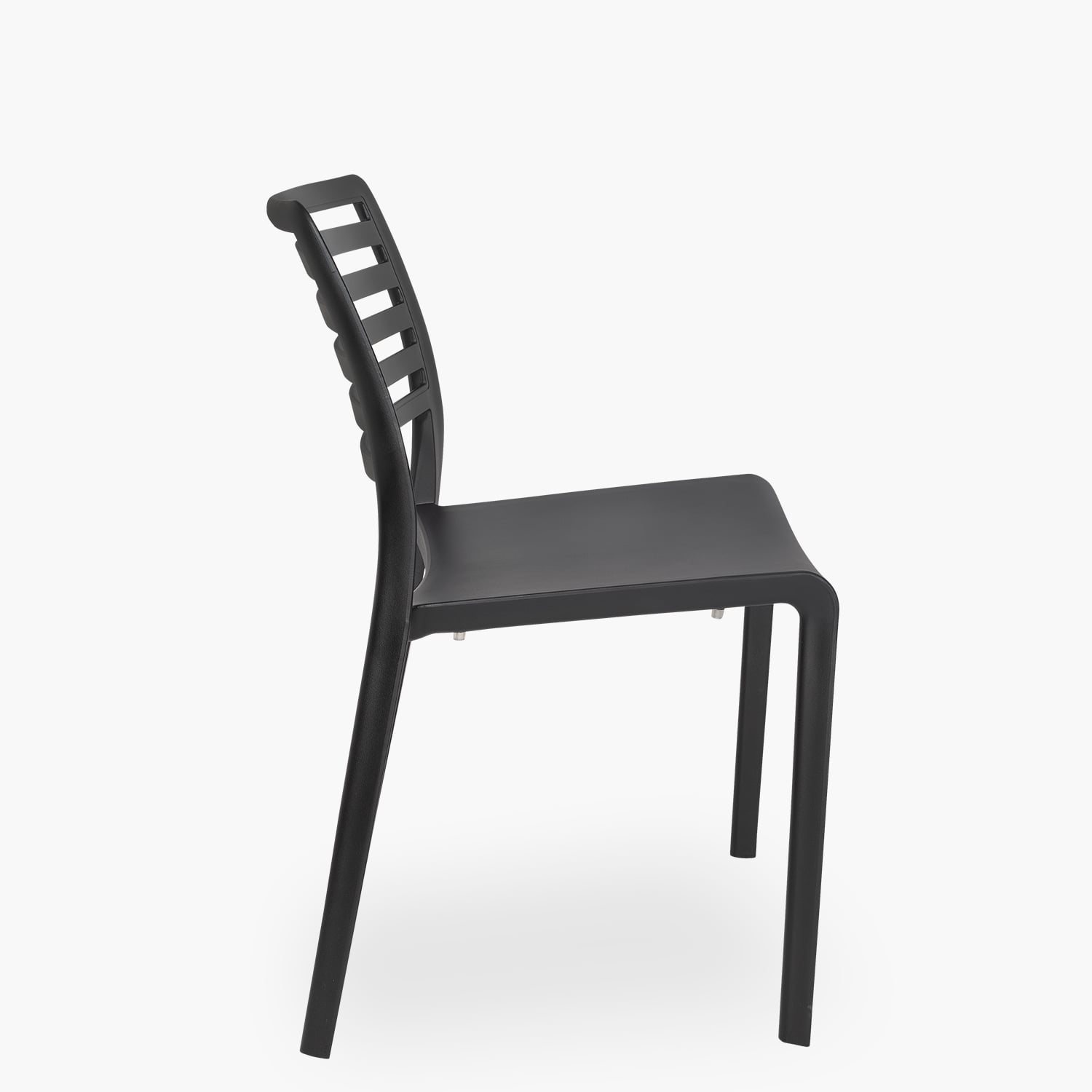 SILLA FORM DESIGN BARCELONA 1 CUERPO NEGRO PLÁSTICO TERRAZA - 4