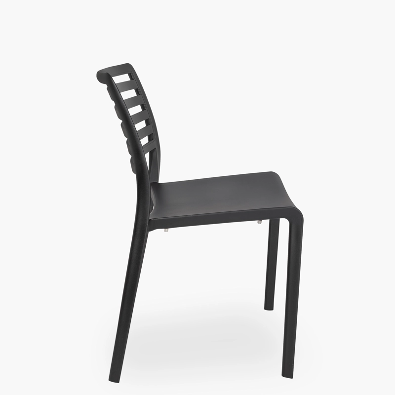 SILLA FORM DESIGN BARCELONA 1 CUERPO NEGRO PLÁSTICO TERRAZA - 5