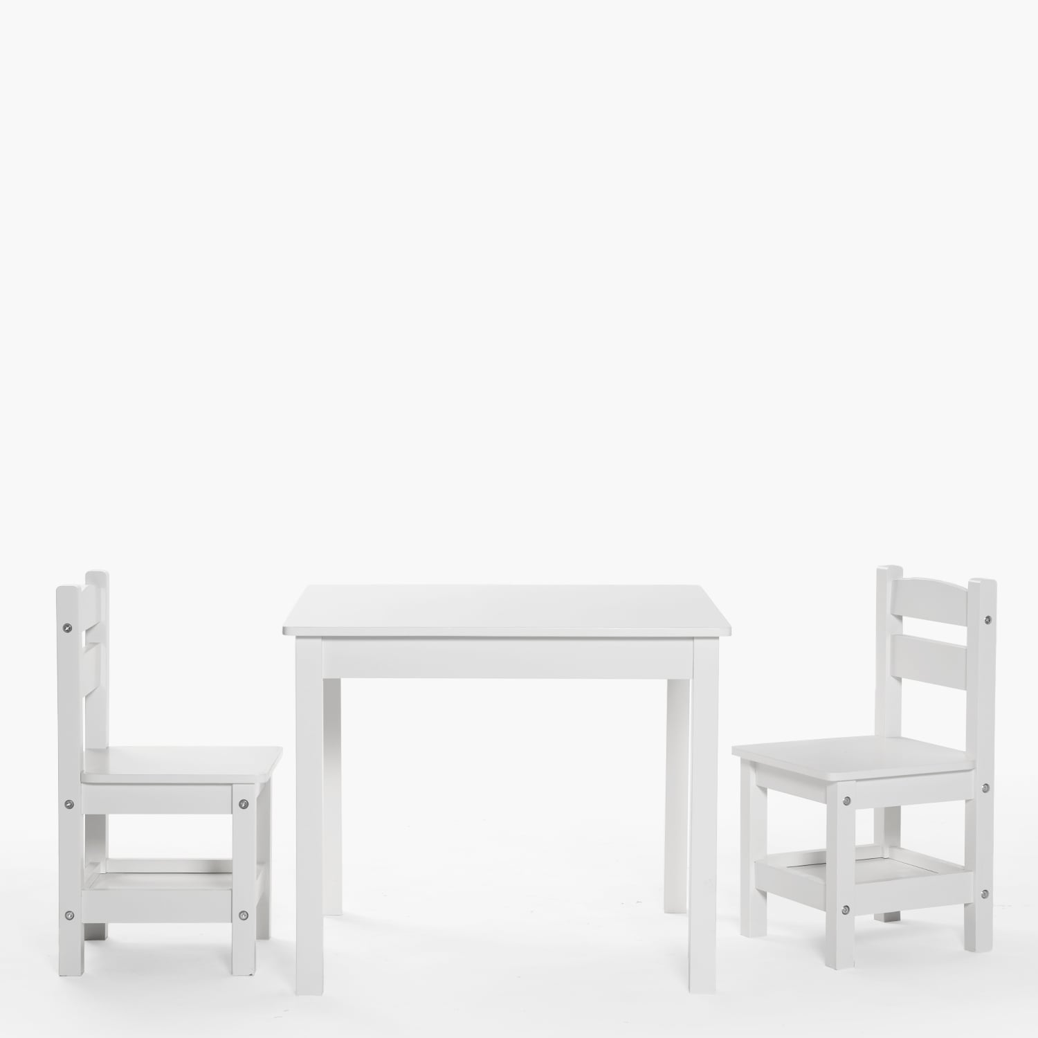 PACK INFANTIL FORM DESIGN 1 MESA 2 SILLAS OLIVIA BLANCO MADERA - 1
