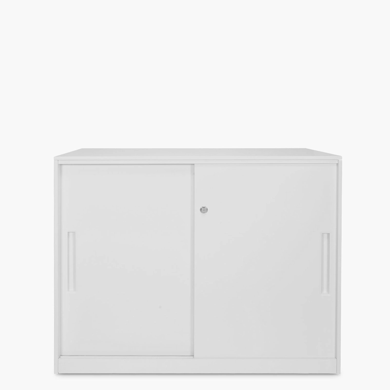 GABINETE FORM OFFICE METAL BLANCO OFICINA MEDIO METÁLICO CON PUERTAS - 1