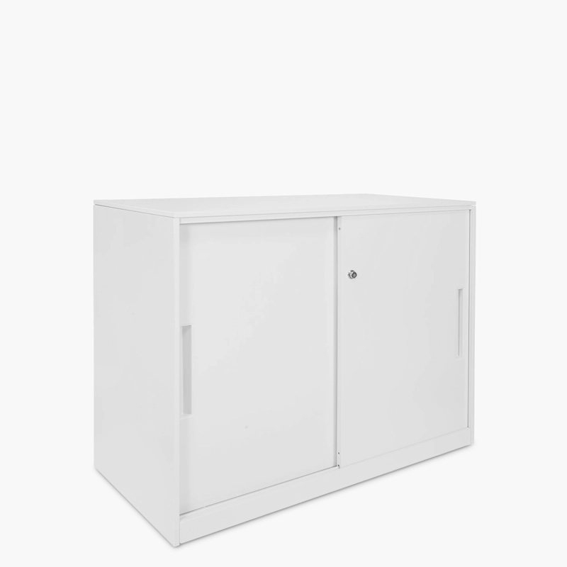 GABINETE FORM OFFICE METAL BLANCO OFICINA MEDIO METÁLICO CON PUERTAS - 2