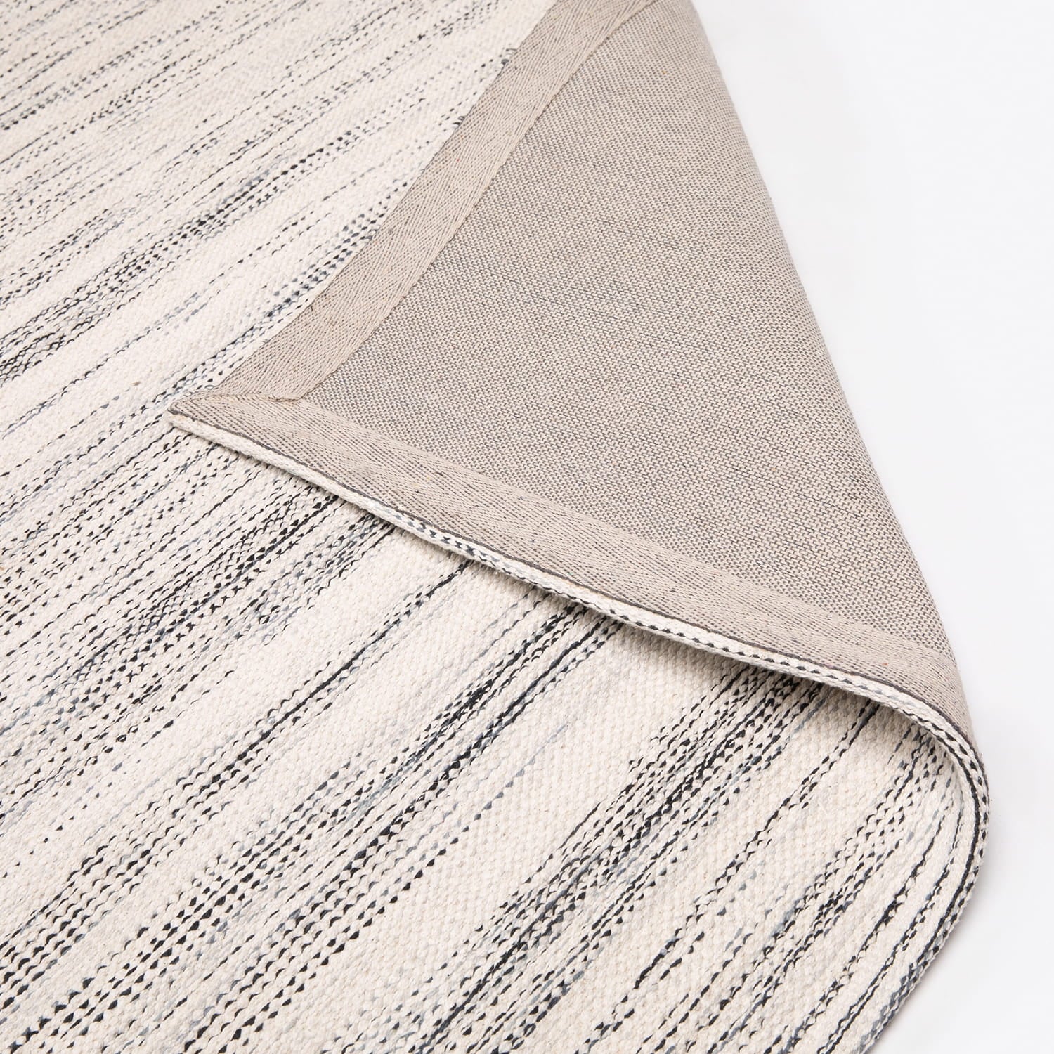 ALFOMBRA ALGODON SIWA 170X240 GRIS FORM - 1