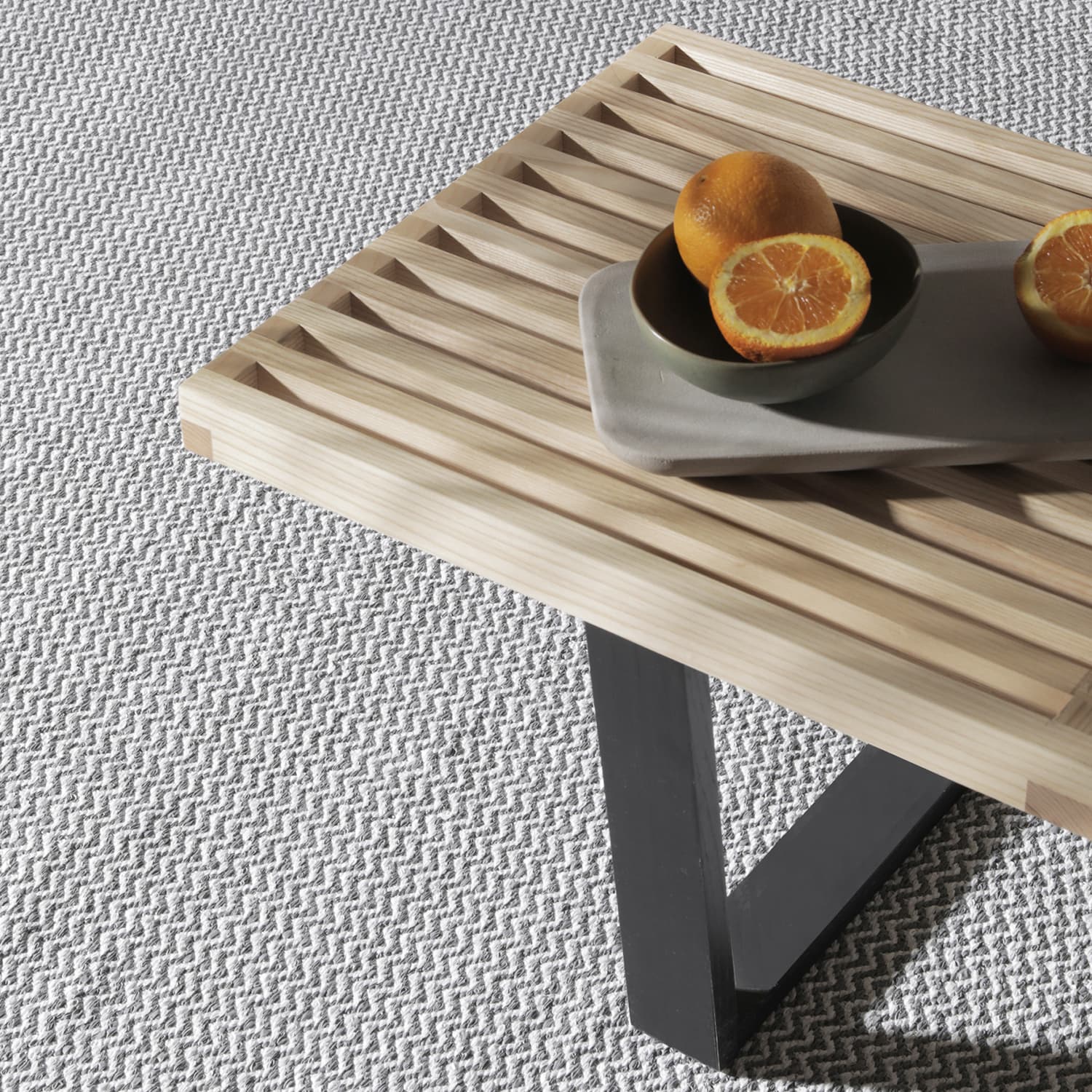ALFOMBRA FORM DESIGN MYRTOS BCO/GRIS NATURAL EXTERIOR 170 X 240 CM - 2