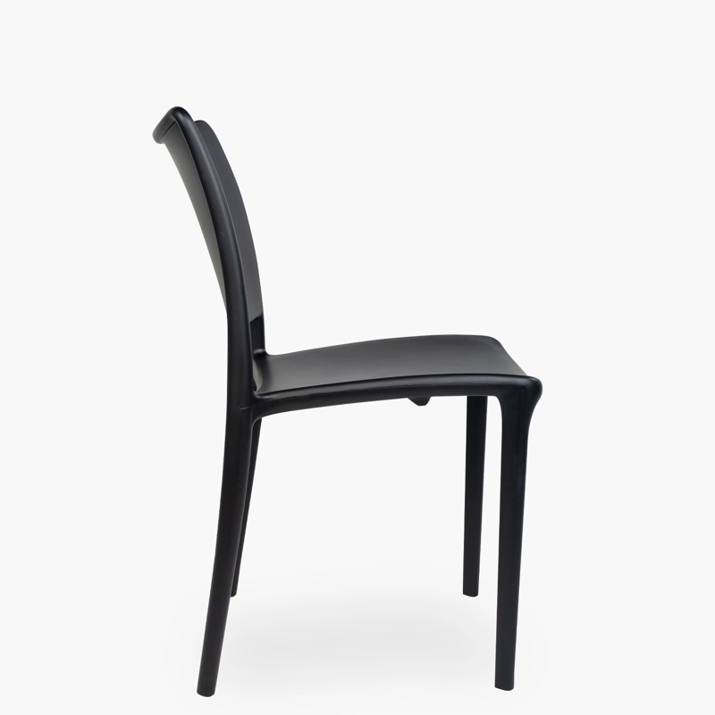 SILLA FORM DESIGN 1 CUERPO NEGRO TERRAZA TODI - 3