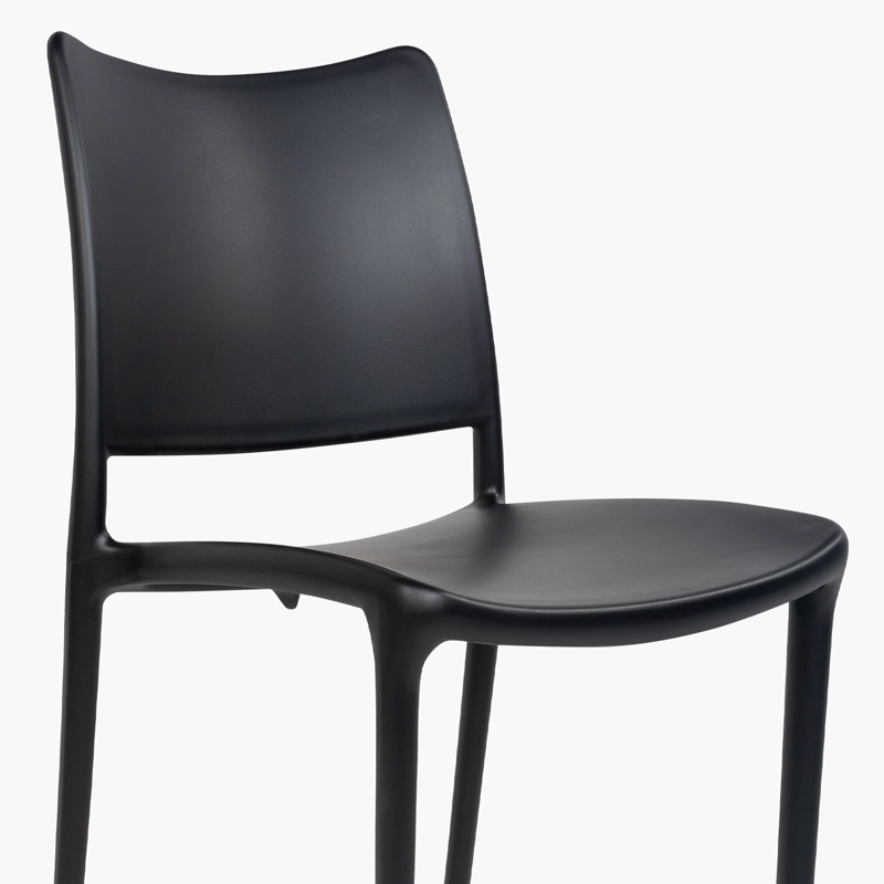 SILLA FORM DESIGN 1 CUERPO NEGRO TERRAZA TODI - 4