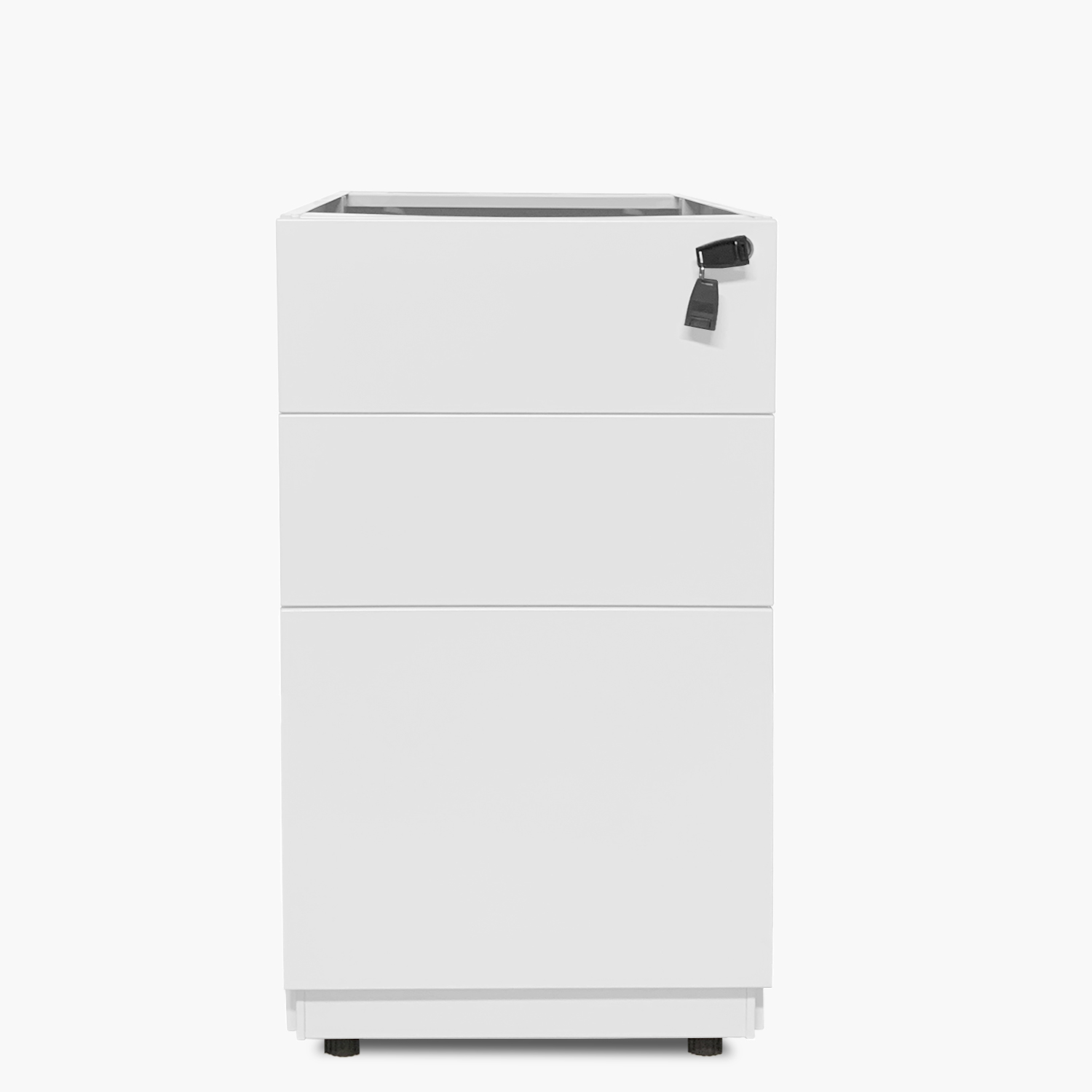 CAJONERA FORM OFFICE METAL BLANCO METÁLICA PEDESTAL - 1