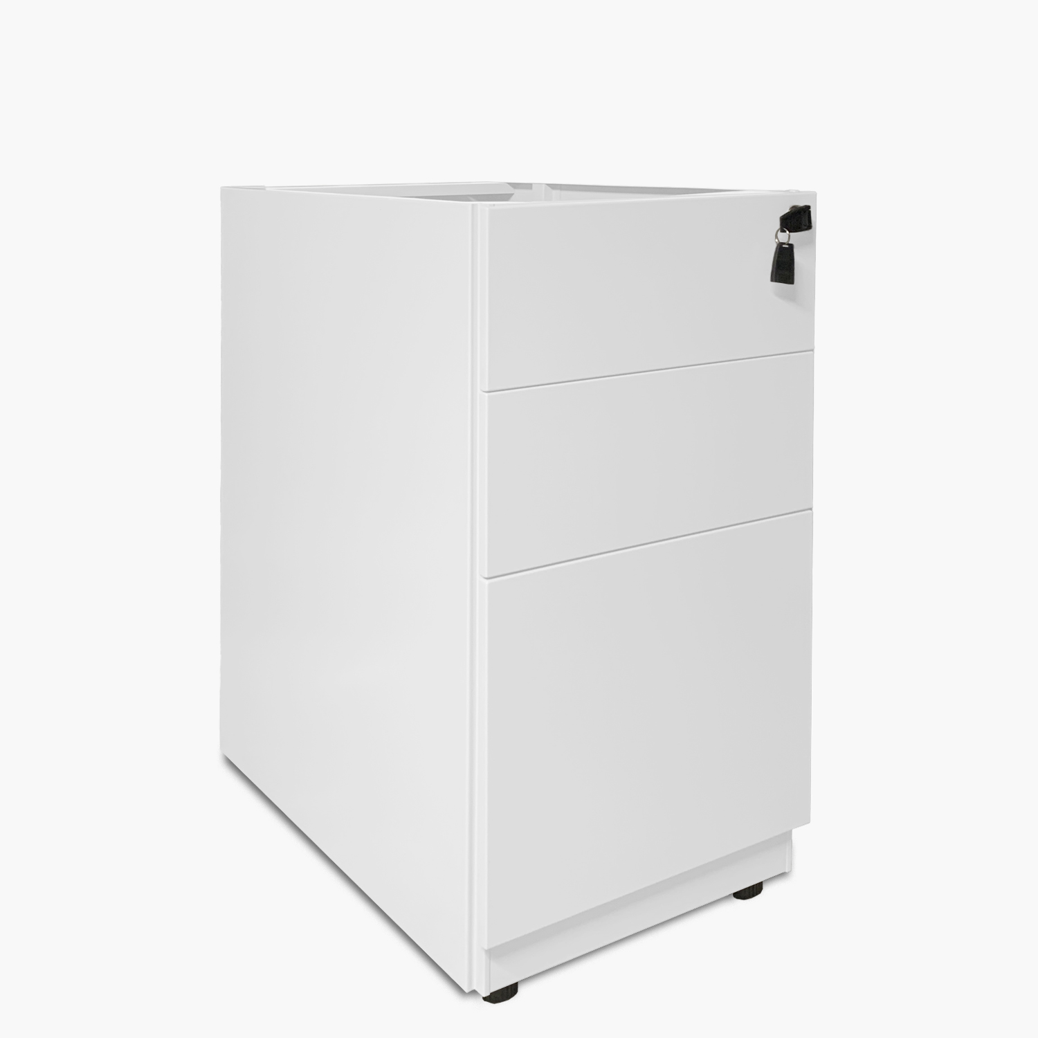 CAJONERA FORM OFFICE METAL BLANCO METÁLICA PEDESTAL - 2