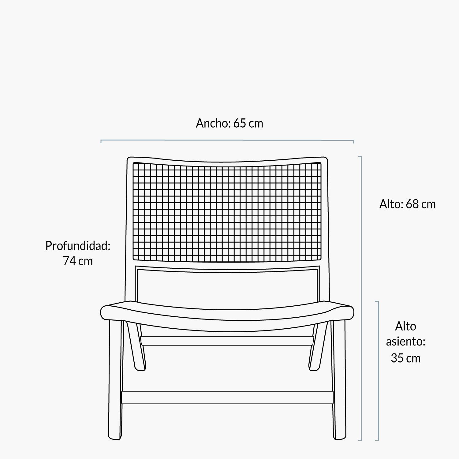 SITIAL FORM DESIGN STELLA 1 CUERPO NEGRO - 5