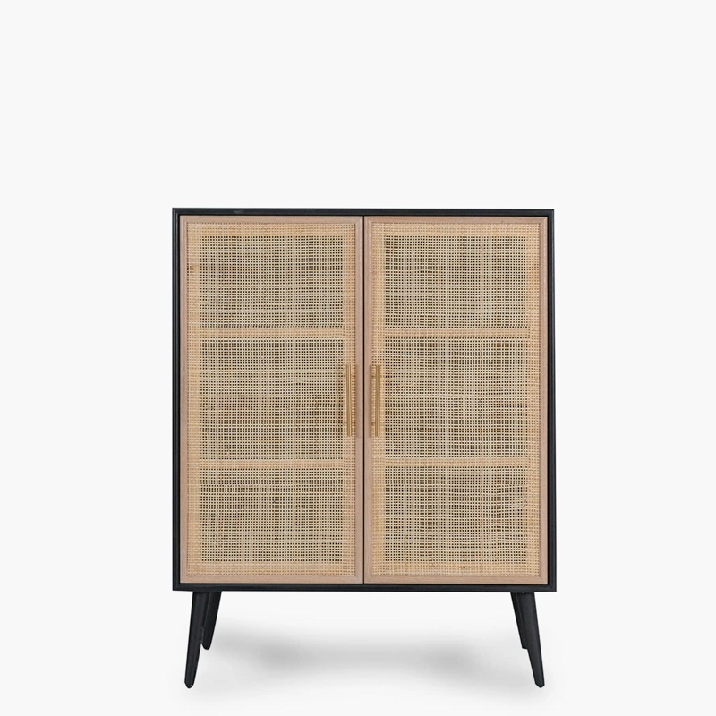APARADOR BUFFET ALTO JUNE NEGRO FORM - 1