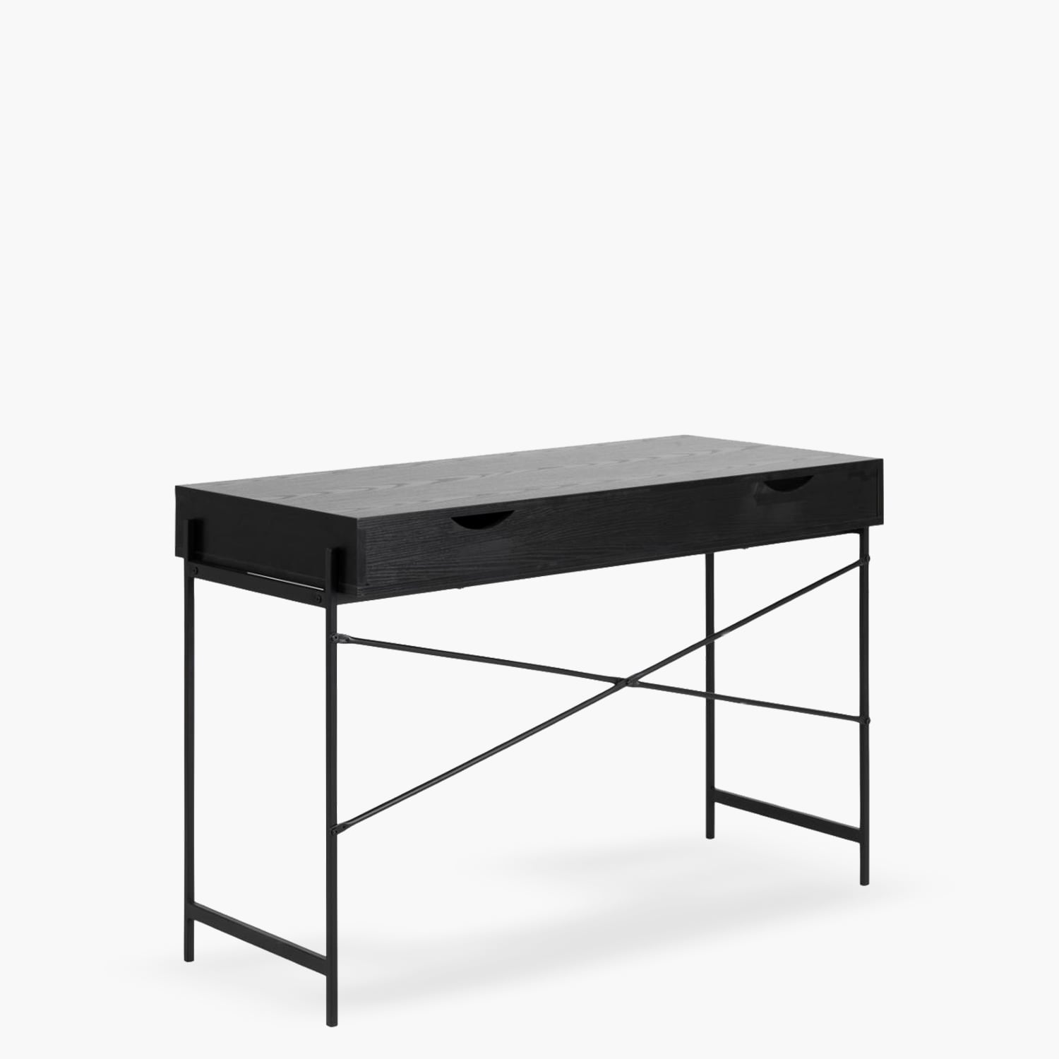 ESCRITORIO FORM DESIGN ANGUS NEGRO METAL - 5