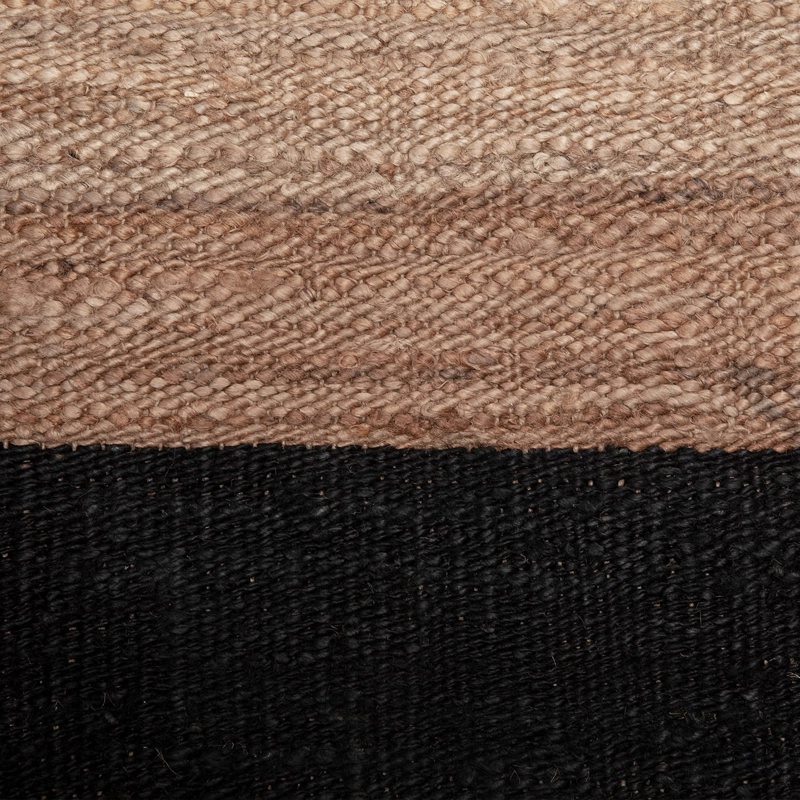 ALFOMBRA FORM DESIGN YUTE NUBIA NEGRO NATURAL 300 X 400 CM - 4