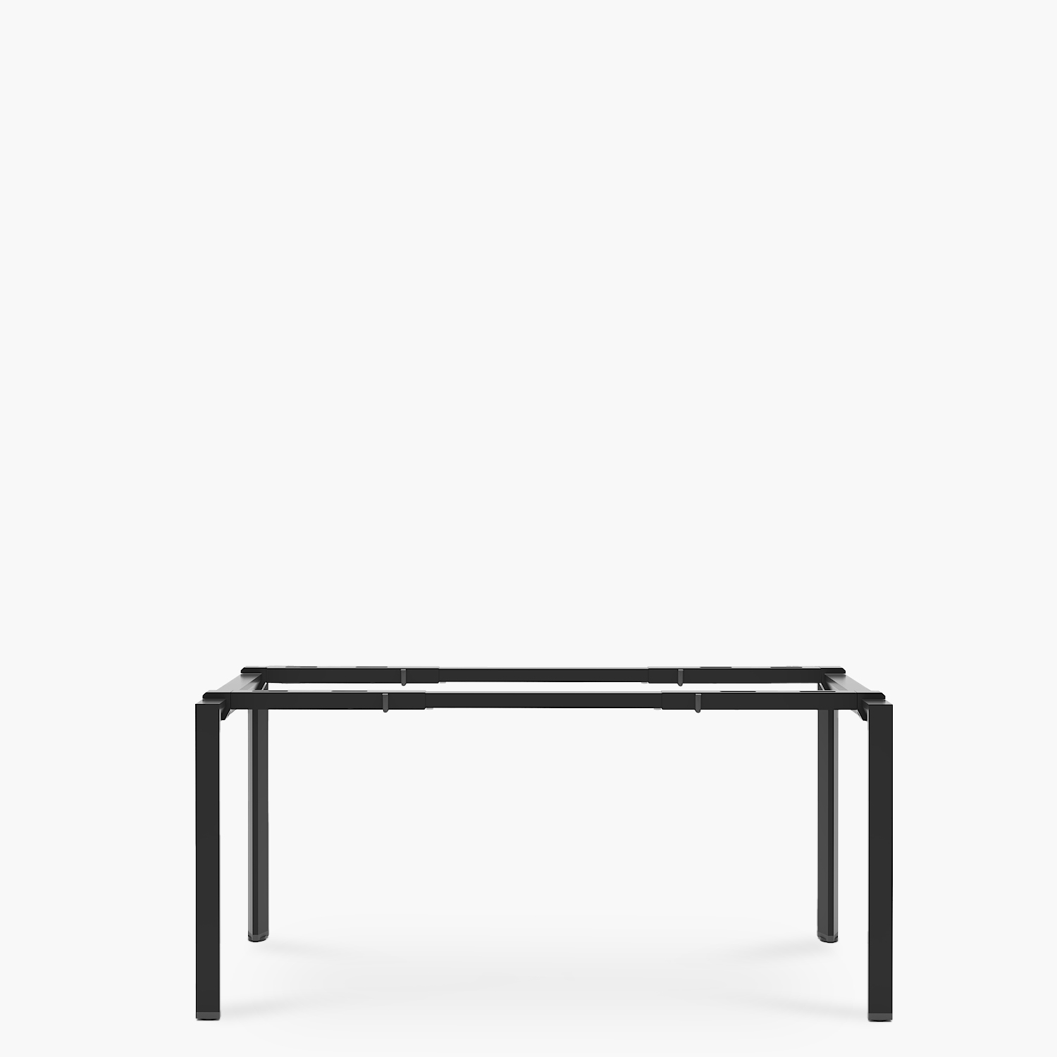 BASE ESCRITORIO FORM OFFICE NEO EXTENSIBLE 140 200 X 70 NEGRO ACERO - 1