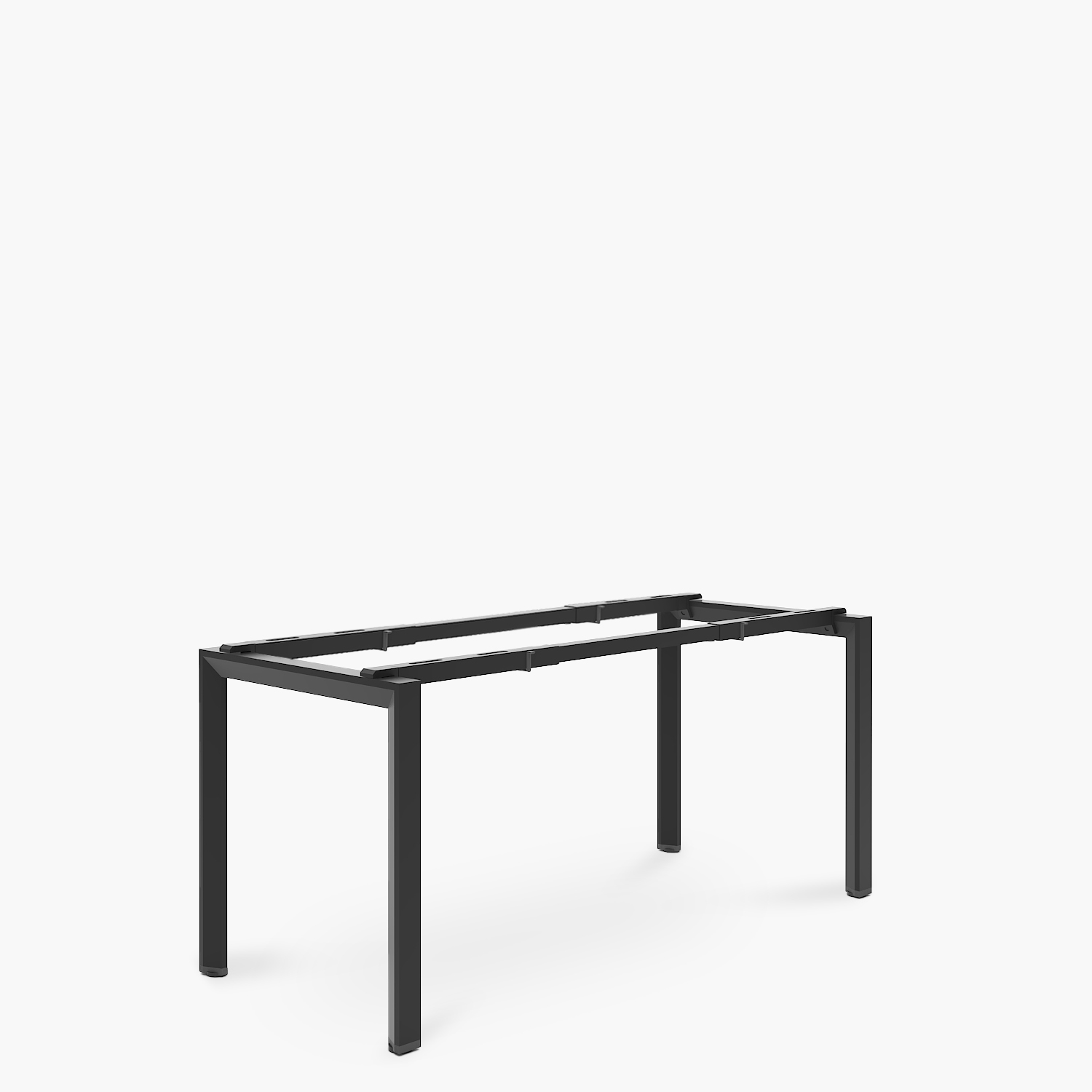 BASE ESCRITORIO FORM OFFICE NEO EXTENSIBLE 140 200 X 70 NEGRO ACERO - 2
