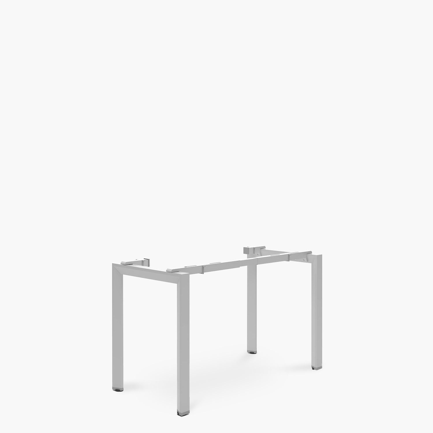 BASE ESCRITORIO FORM OFFICE NEO EXTENSIBLE 120 180 X 60 BLANCO ACERO - 2