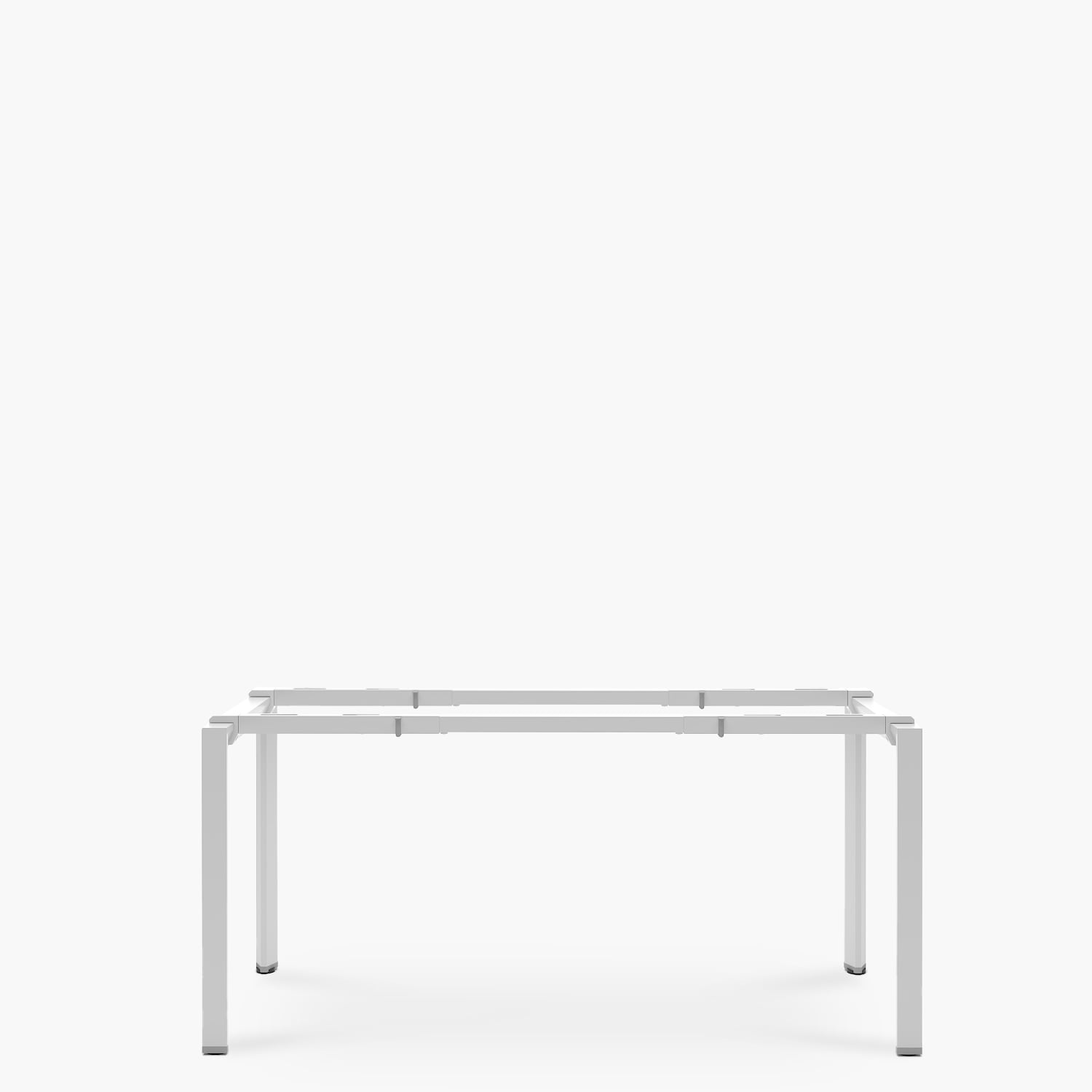 BASE ESCRITORIO FORM OFFICE NEO EXTENSIBLE 140 200 X 70 BLANCO ACERO - 1