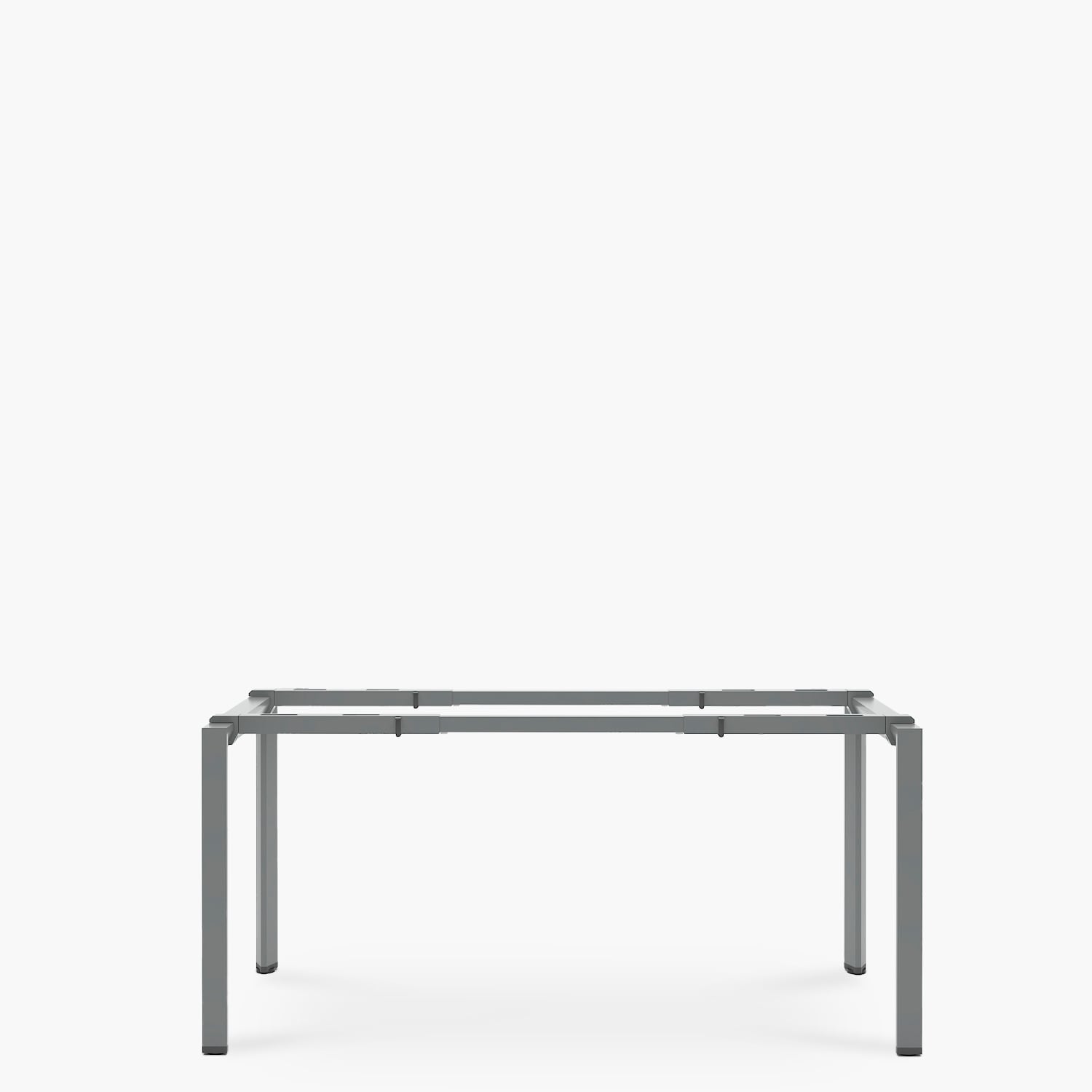 BASE ESCRITORIO FORM OFFICE EXTENSIBLE 140 200 X 70 GRIS CLARO ACERO - 1