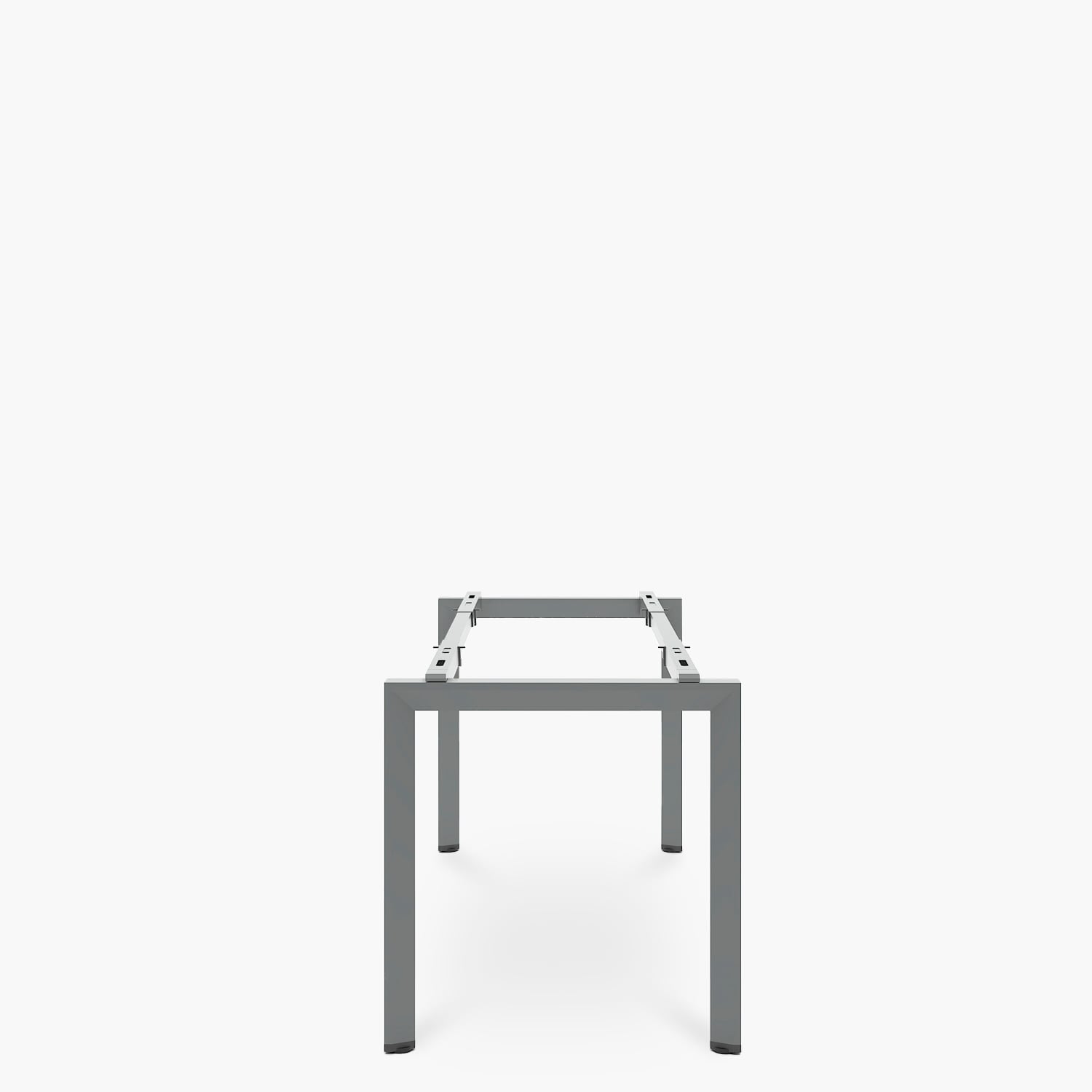 BASE ESCRITORIO FORM OFFICE EXTENSIBLE 140 200 X 70 GRIS CLARO ACERO - 3