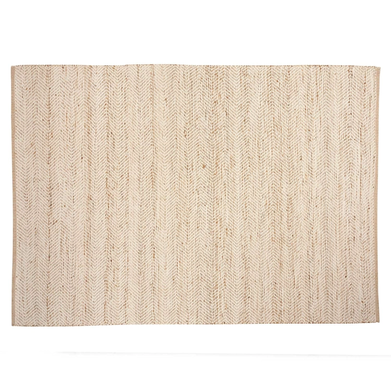 ALFOMBRA FORM DESIGN ALGODON/CAÑAMO CHEBBI CRUDO NATURAL 170 X 240 CM - 3