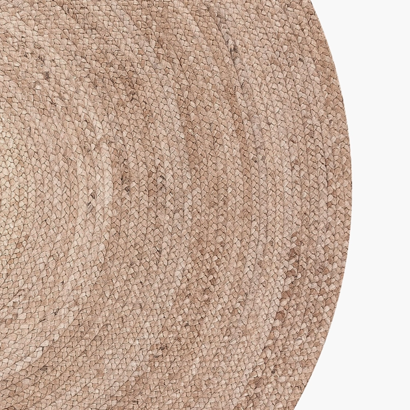 ALFOMBRA FORM DESIGN REDONDA YUTE GOBI NATURAL 120 X 120 CM - 2