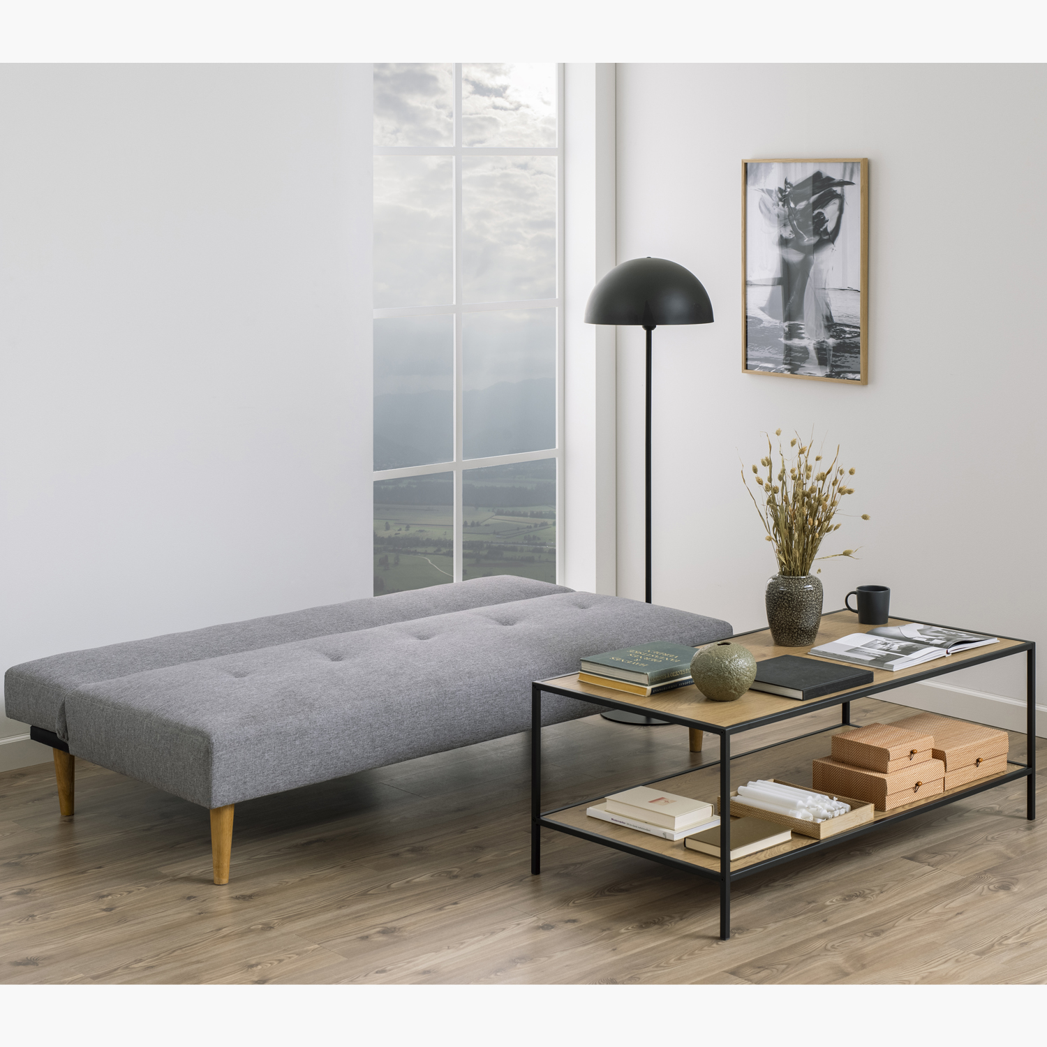 SOFA CAMA LUCAS GRIS FORM - 9