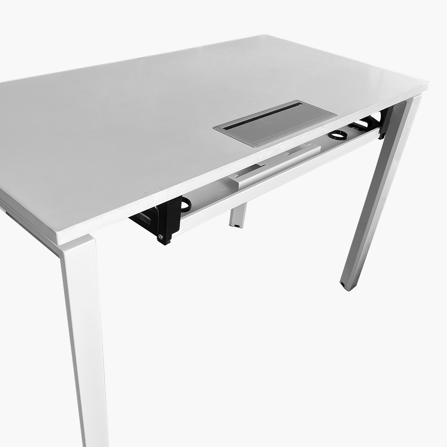 BANDEJA ELE CTRICA 100 CM BLANCO PARA ESCRITORIO SOBRE 140 CM FORM - 7