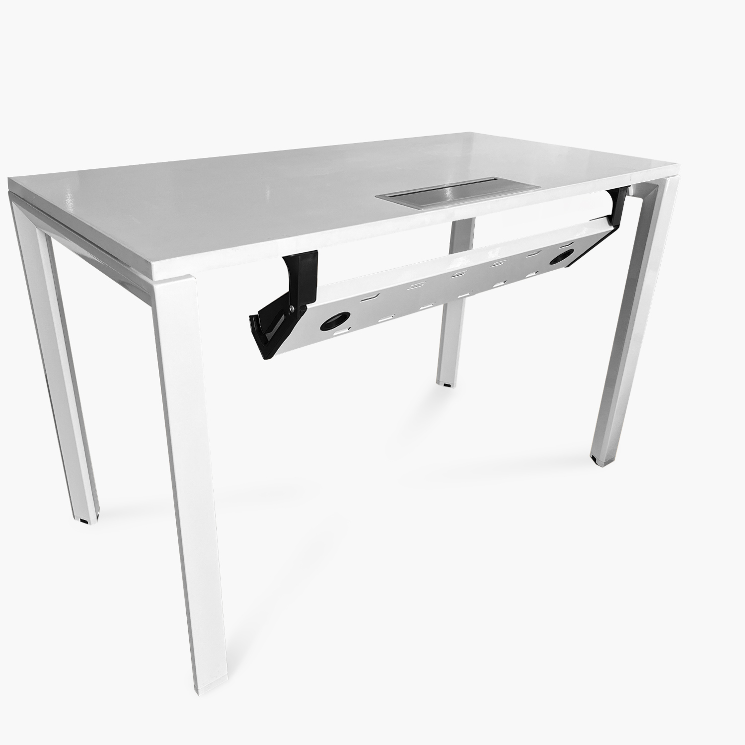 BANDEJA ELE CTRICA 100 CM BLANCO PARA ESCRITORIO SOBRE 140 CM FORM - 9