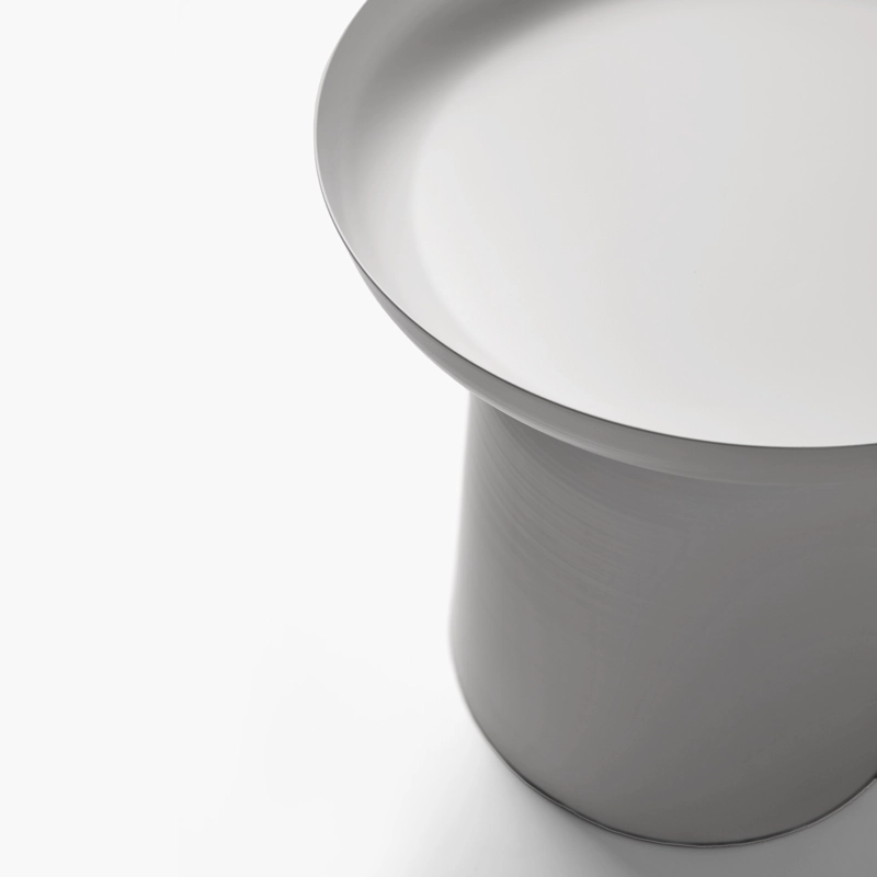 MESA LATERAL METALICA OTELO BLANCO FORM - 4