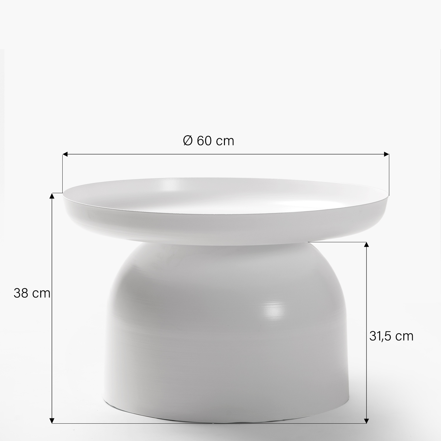 MESA DE CENTRO OTELO BLANCO FORM - 6